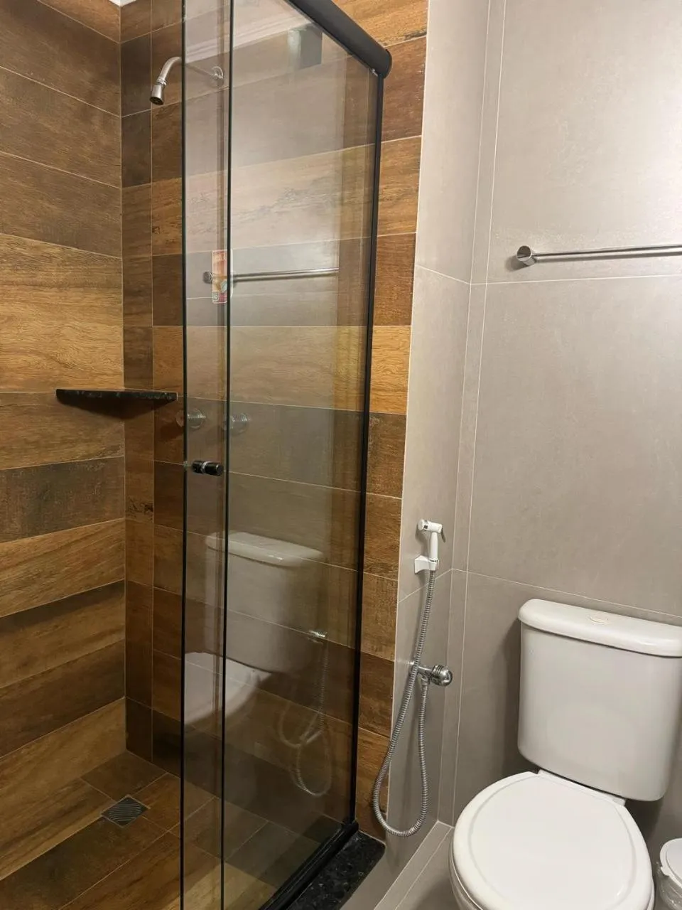 Shower in Hotel 10 Uniao da Vitoria