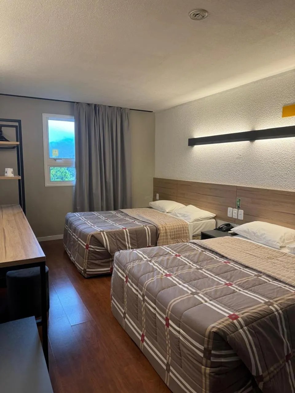 Bed in Hotel 10 Uniao da Vitoria