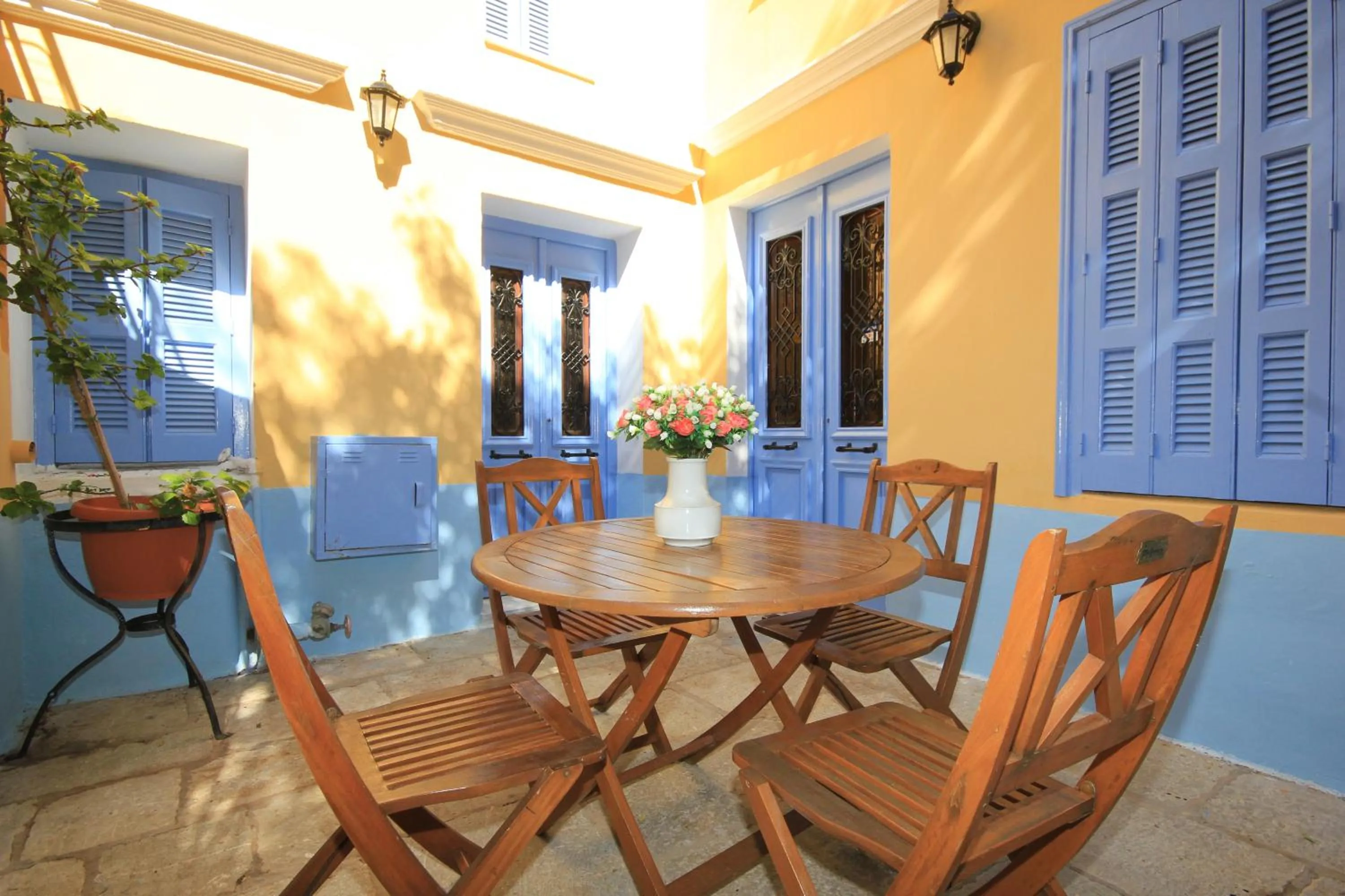 Patio in Dorian Hotel