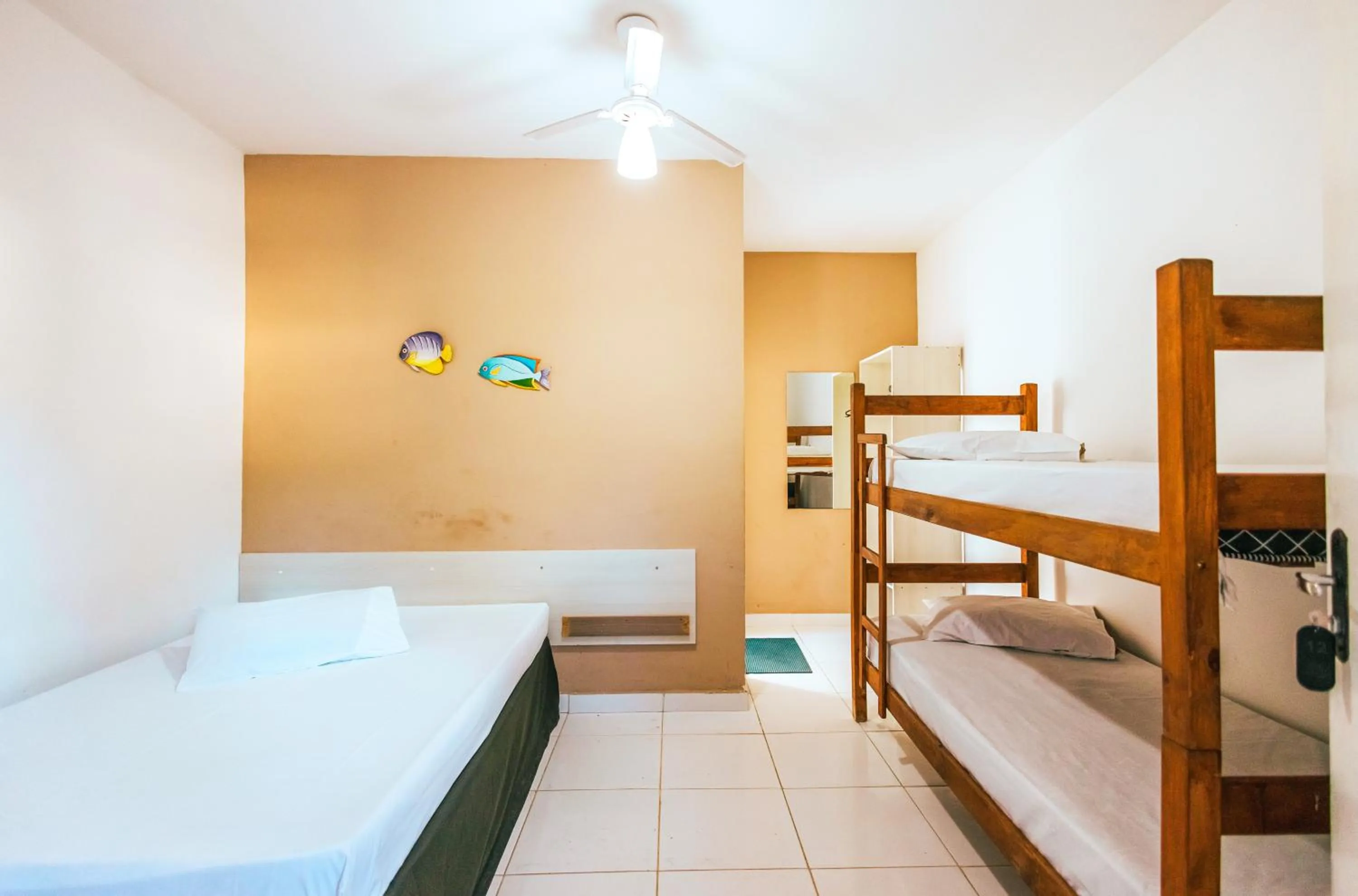 Bed in Pousada Sol Nascente