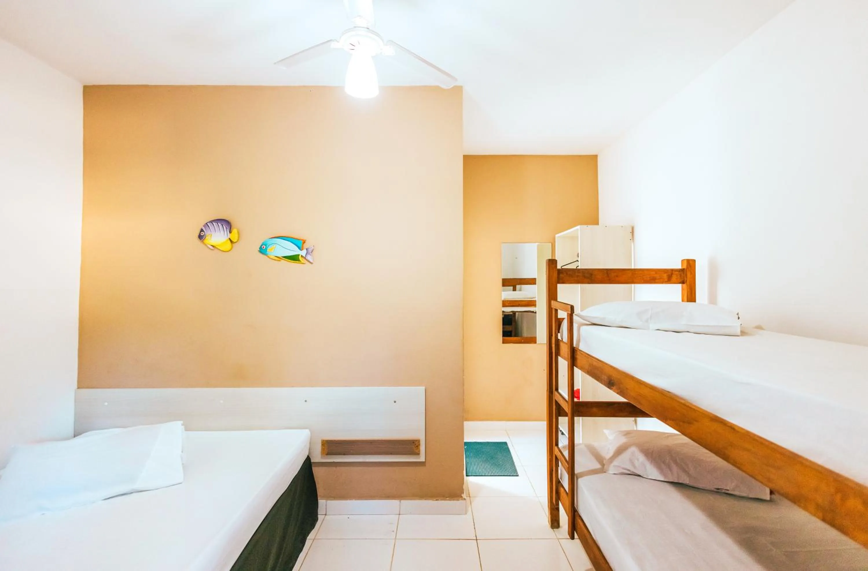 Bed in Pousada Sol Nascente