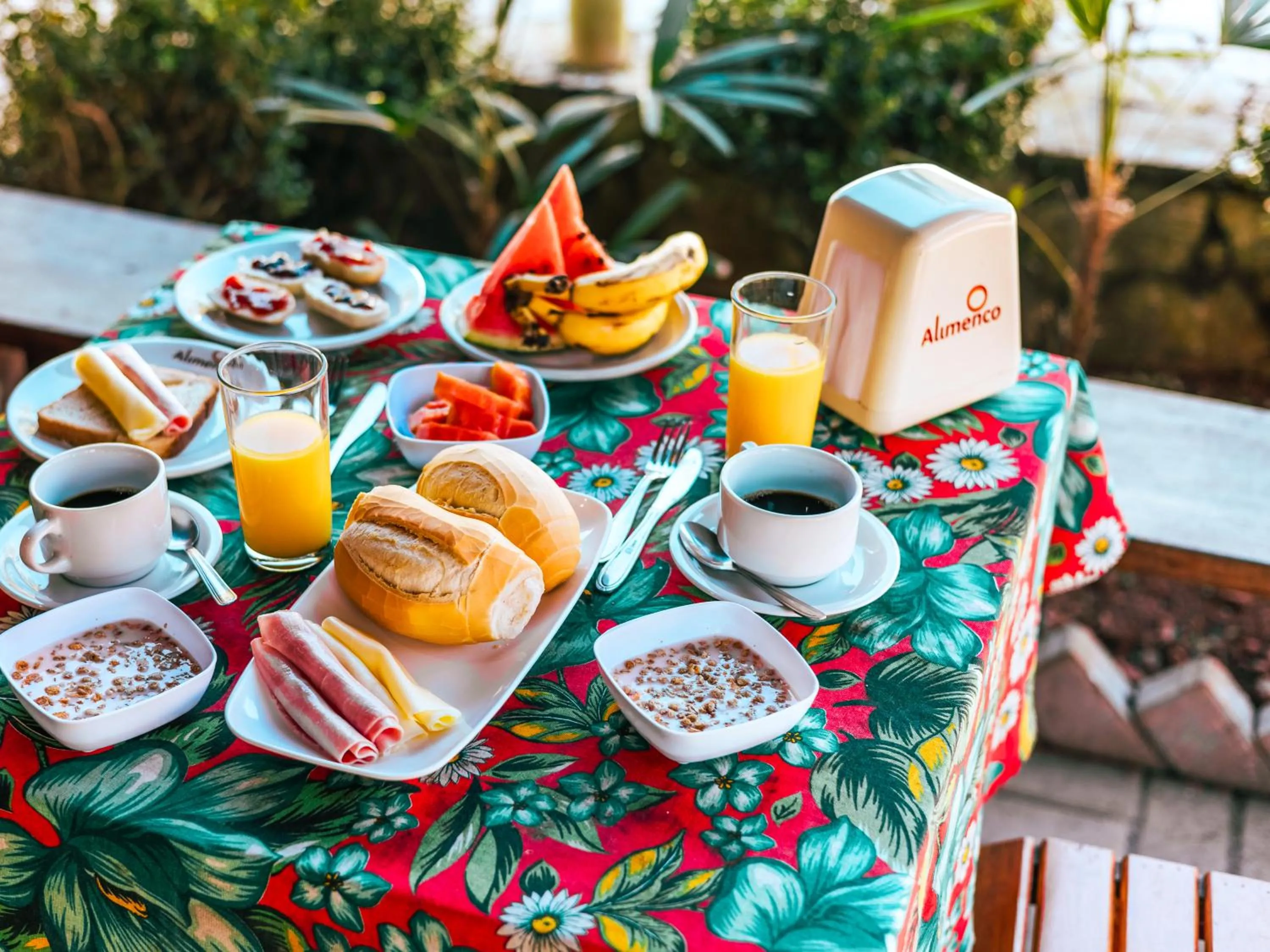 Food and drinks in Pousada Sol Nascente