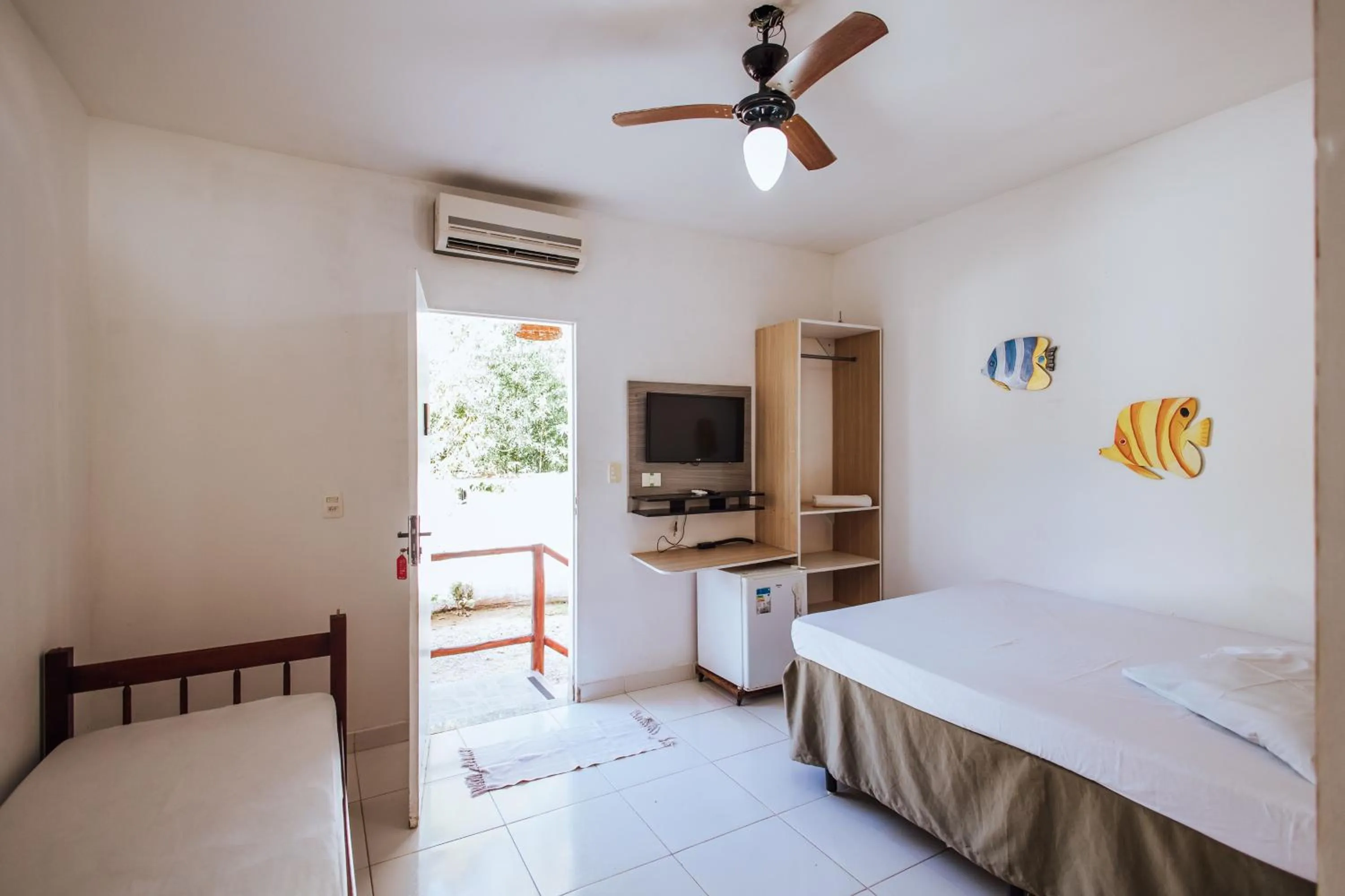 Bed in Pousada Sol Nascente