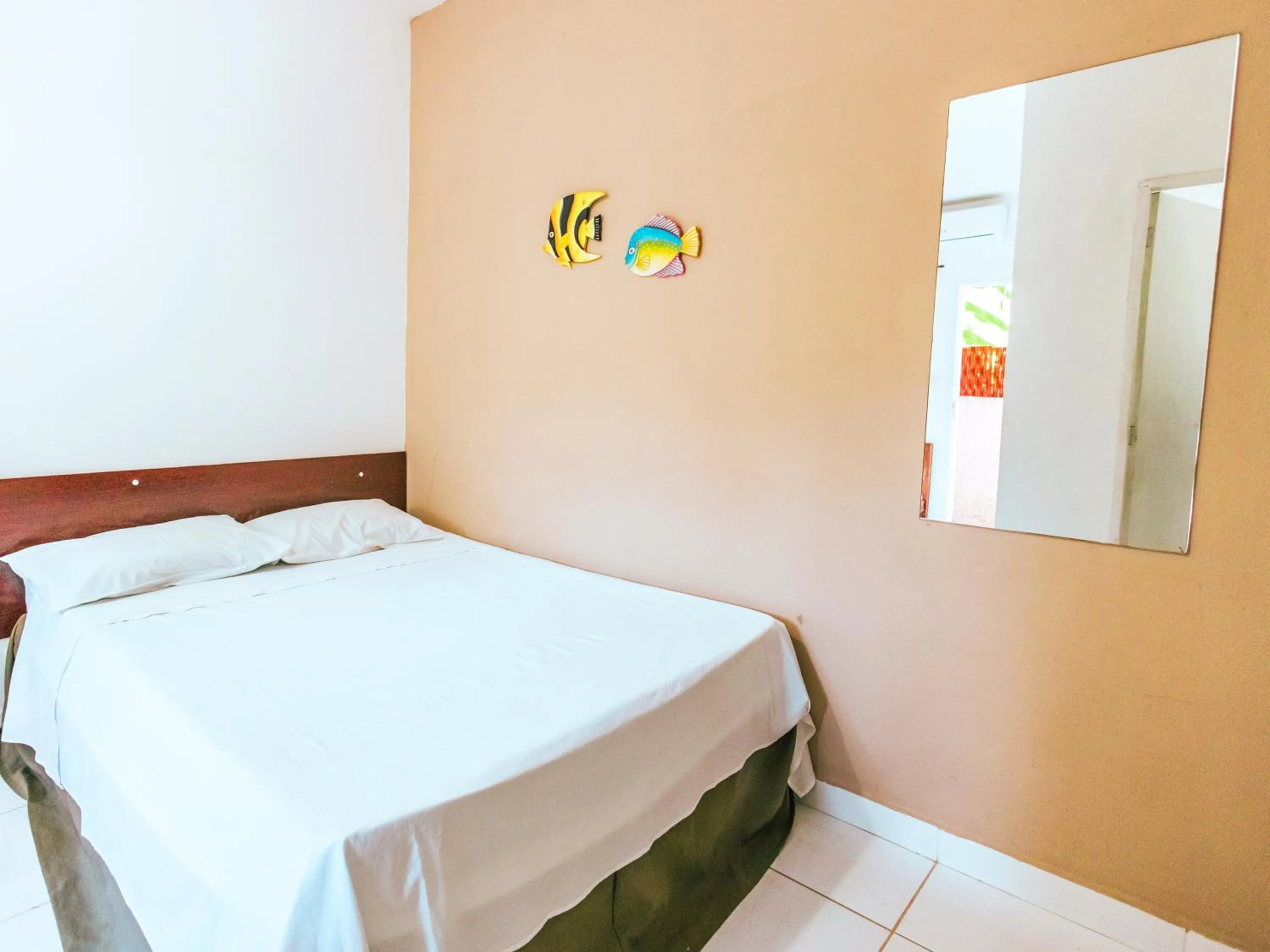 Bed in Pousada Sol Nascente