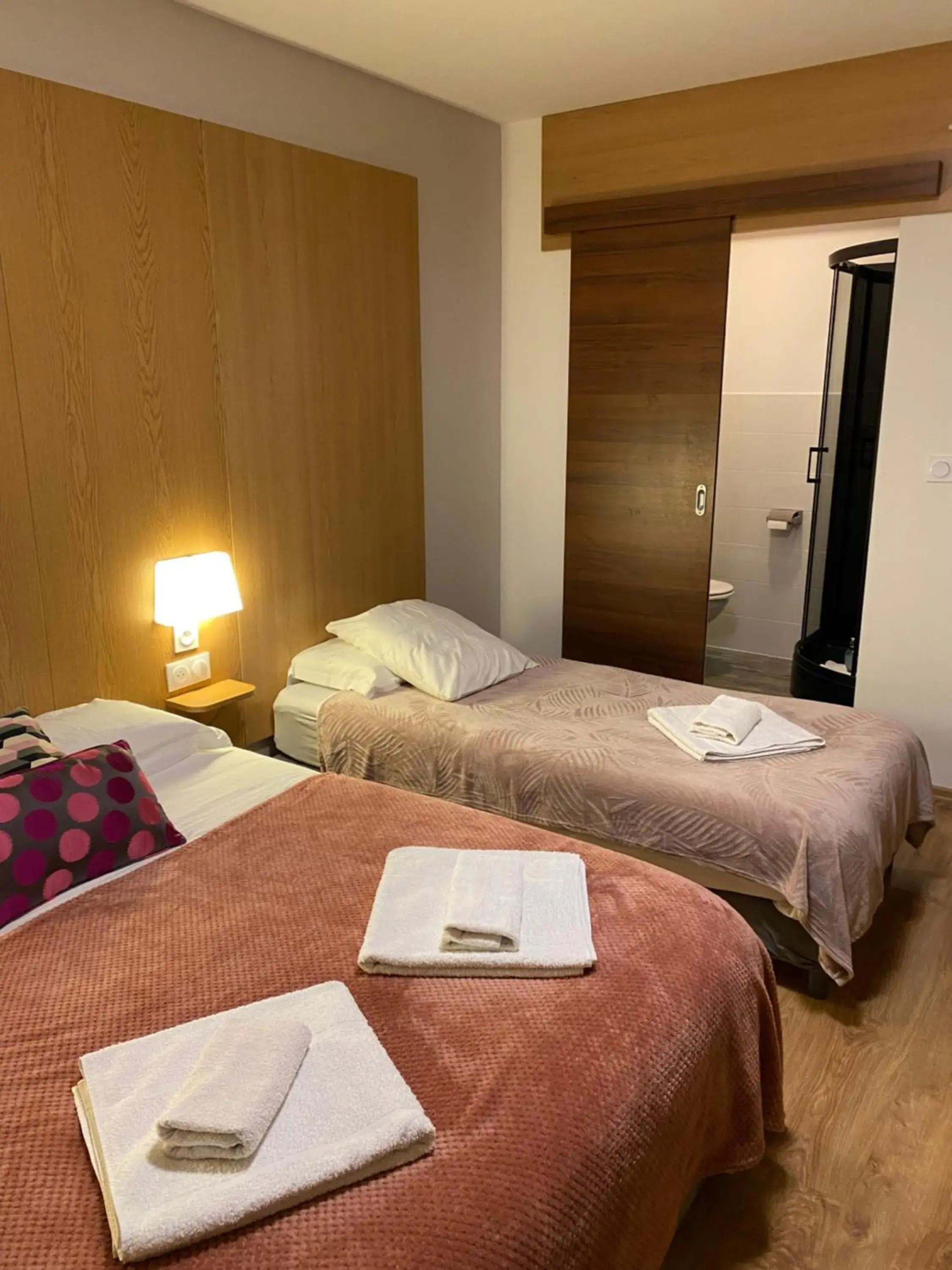 Twin Room in Hôtel Le Saint Amand Twin Room in Hôtel Le Saint Amand