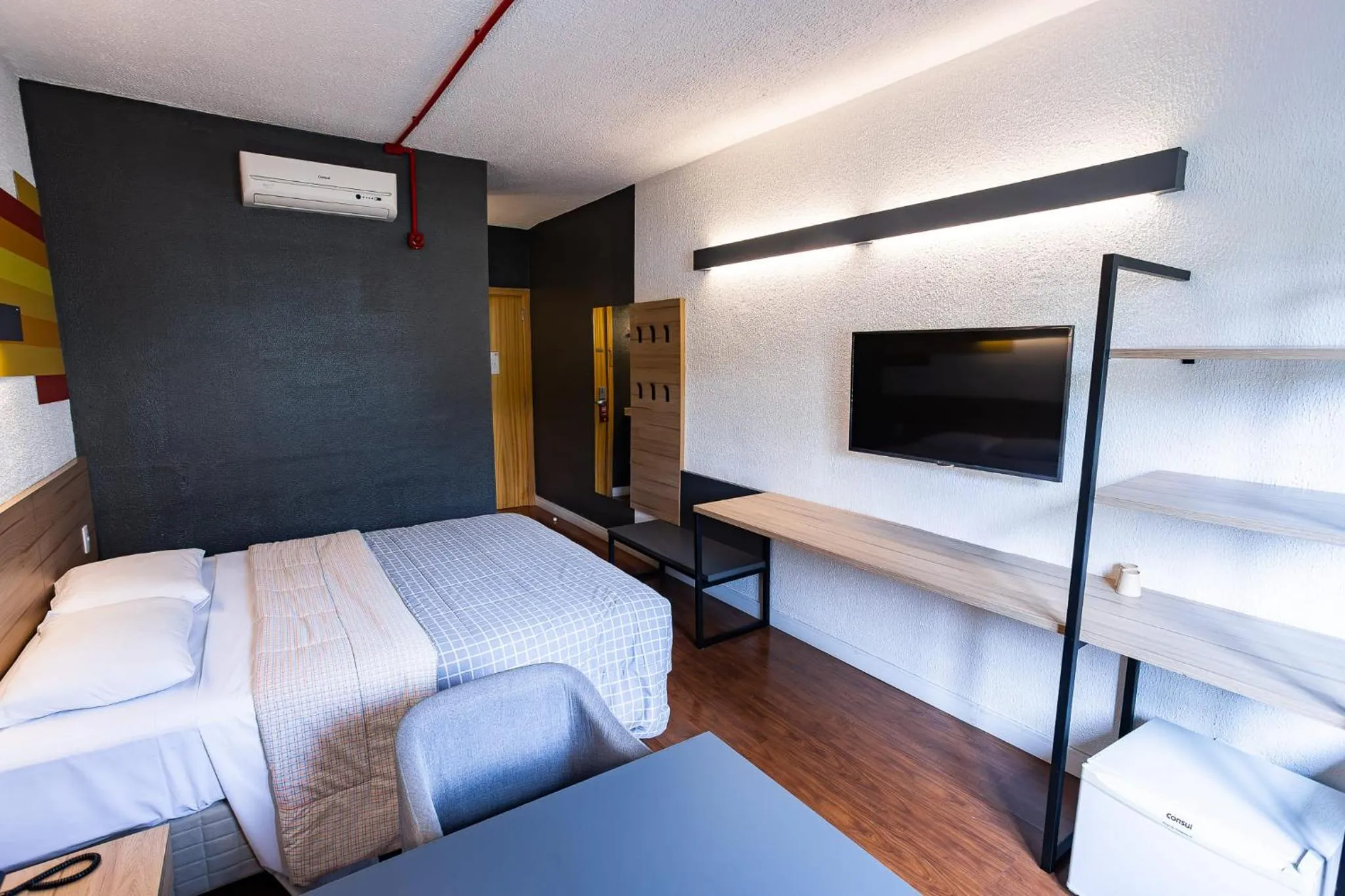 Bed in Hotel 10 Curitiba