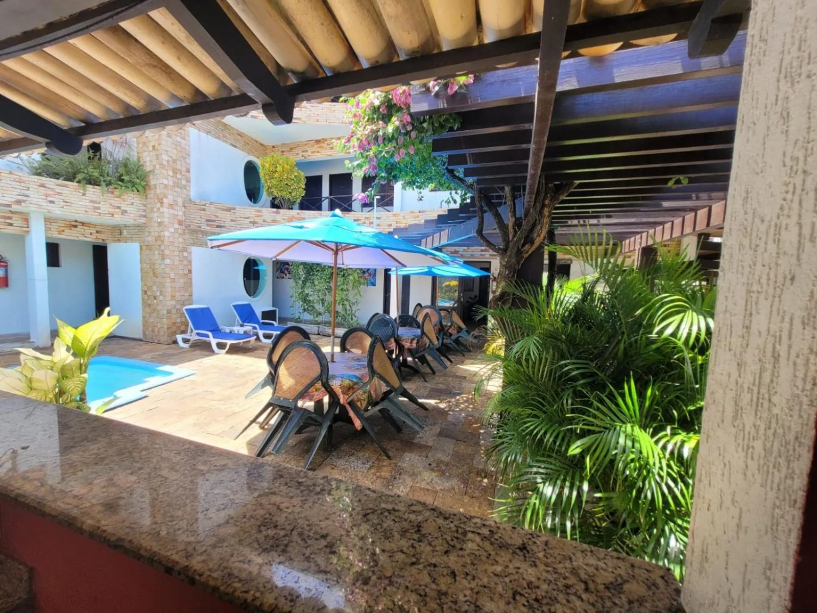 Area and facilities in Pousada Beija Flor