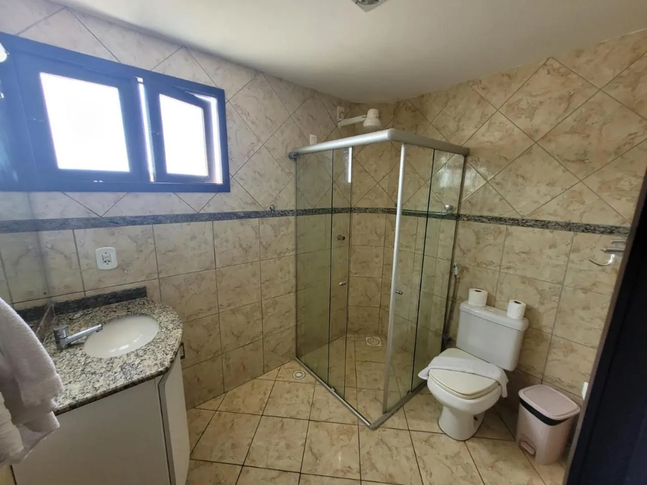 Bathroom in Pousada Beija Flor