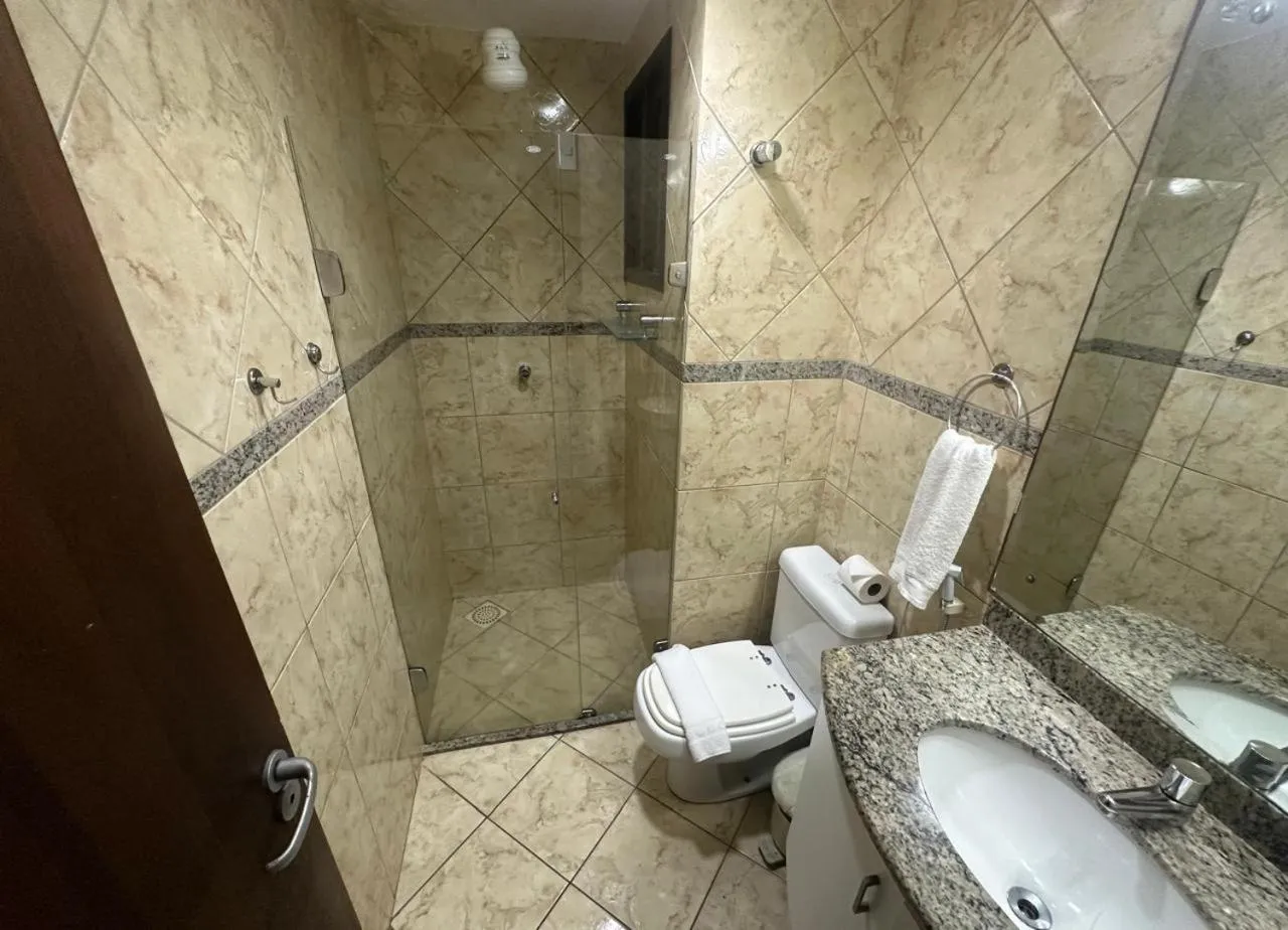 Bathroom in Pousada Beija Flor