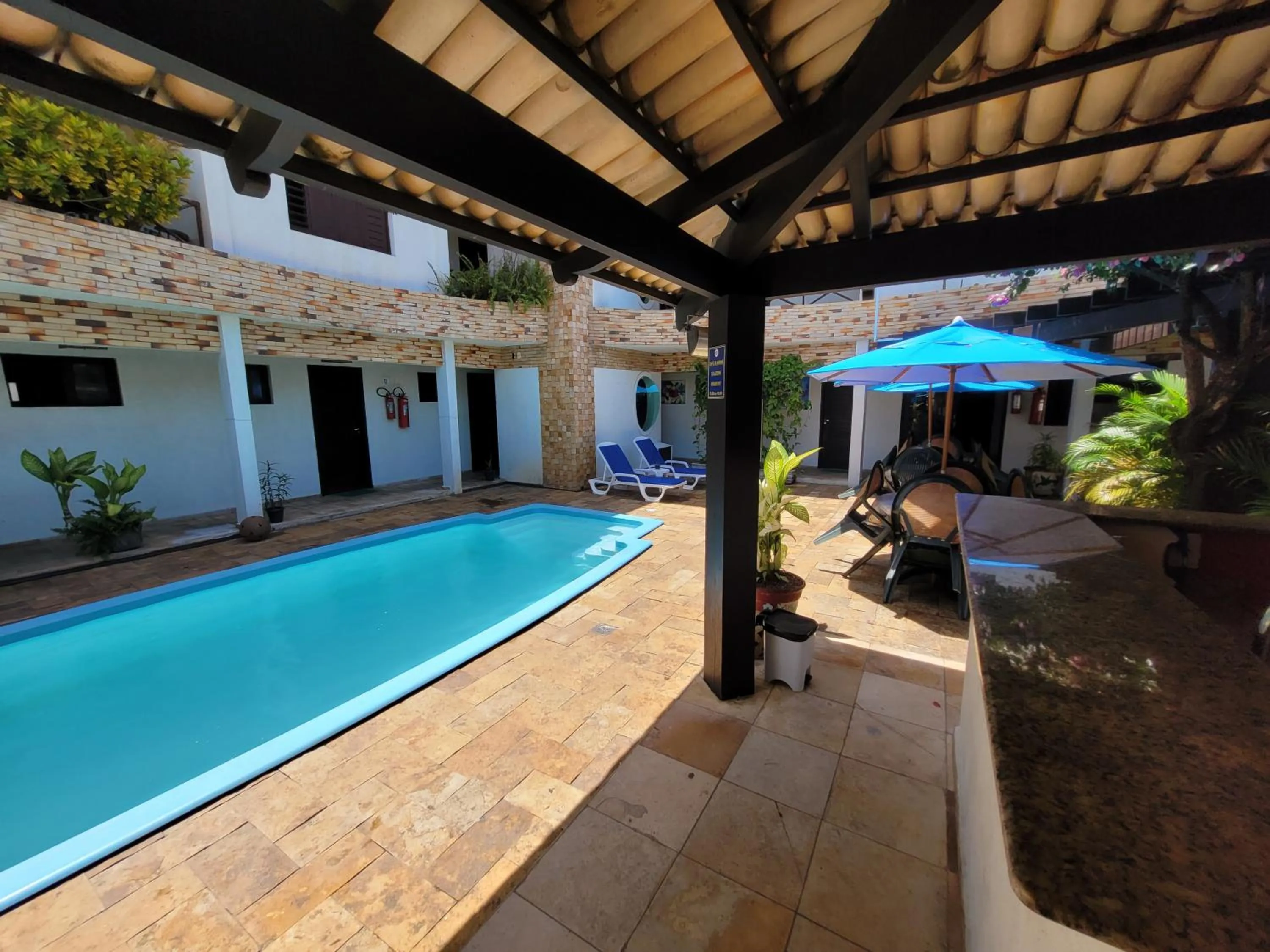 Swimming pool in Pousada Beija Flor