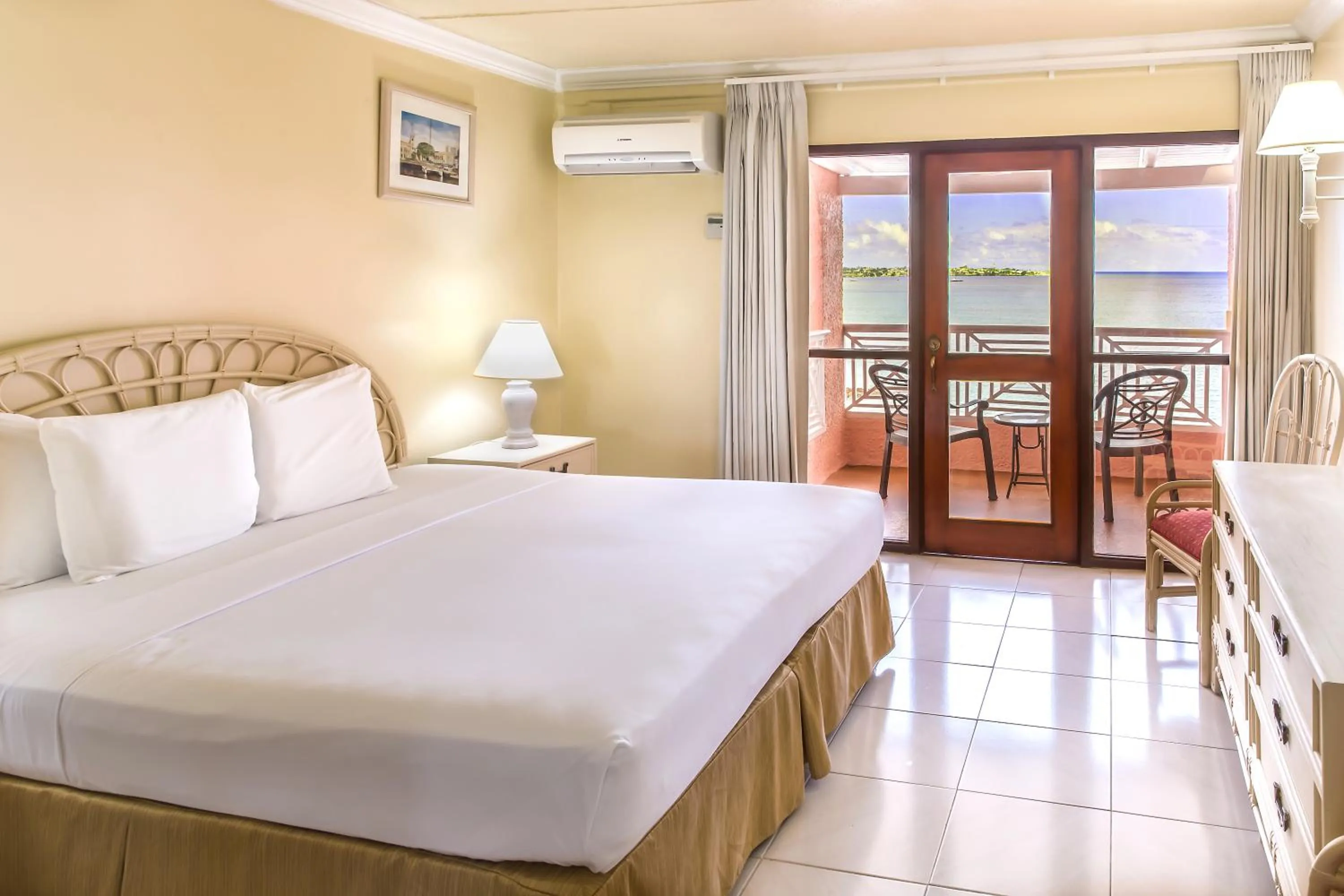 Bedroom, Bed in Barbados Beach Club Resort - All Inclusive
