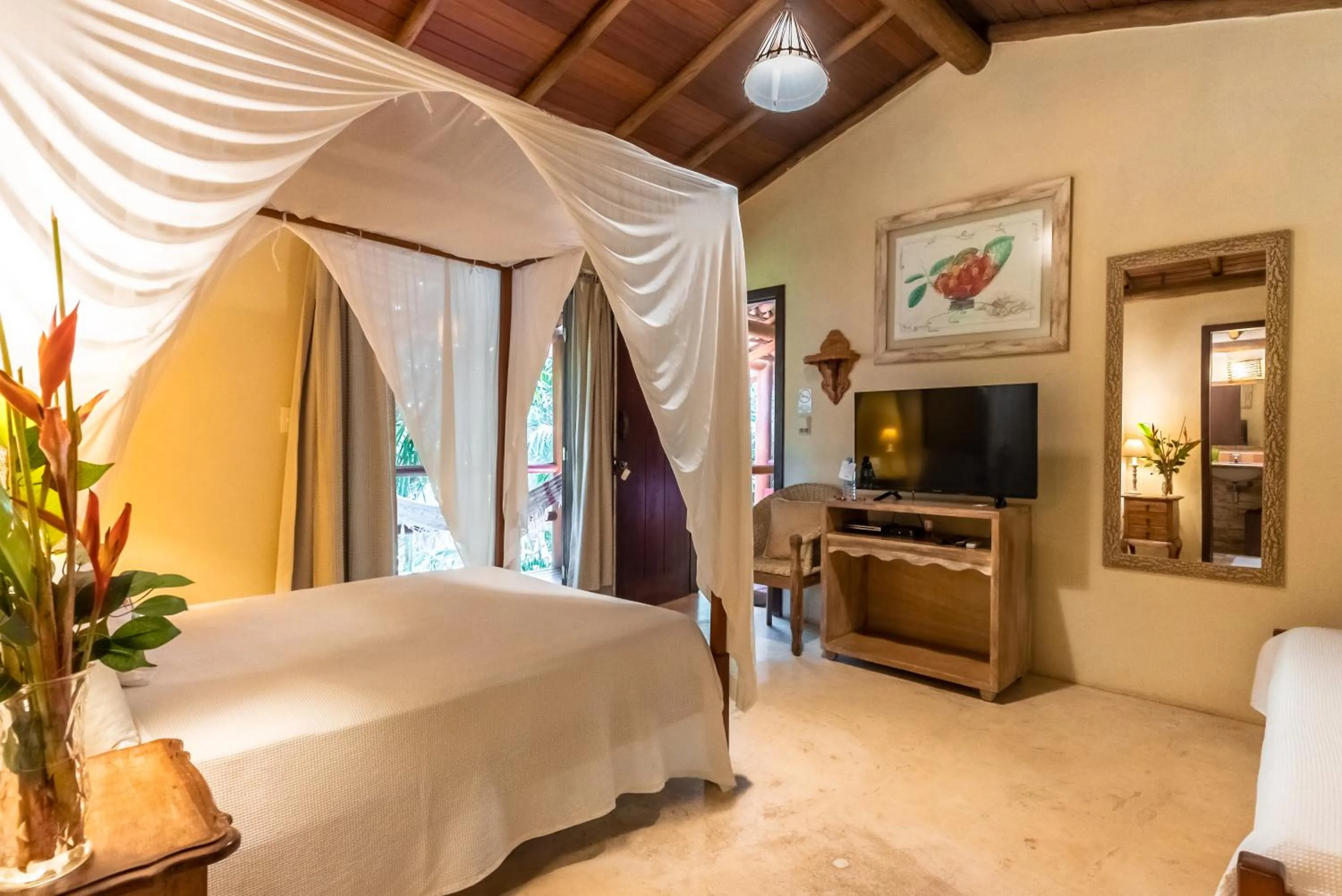 Bed in Mata N'ativa Pousada