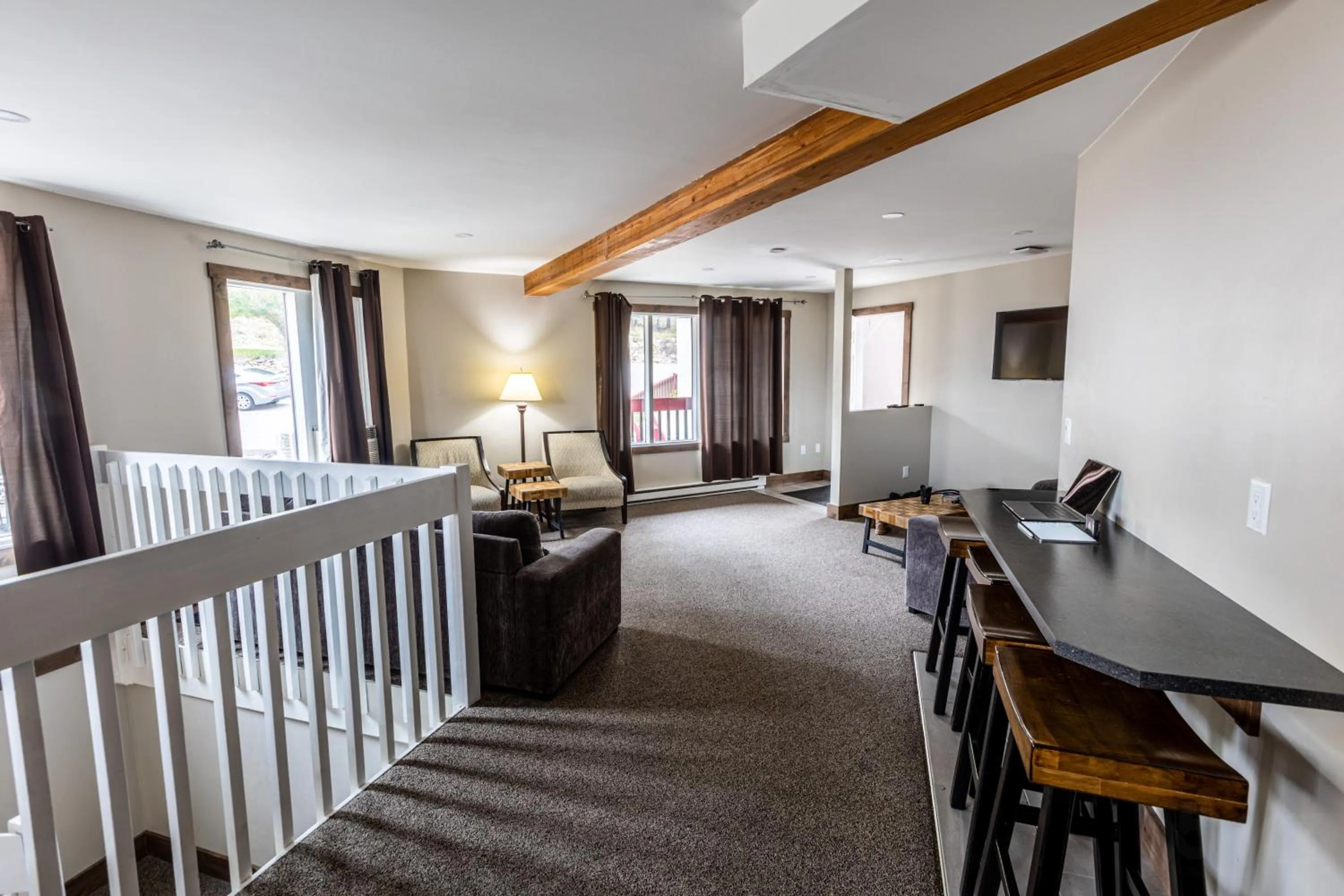Living room in Radium Chalet