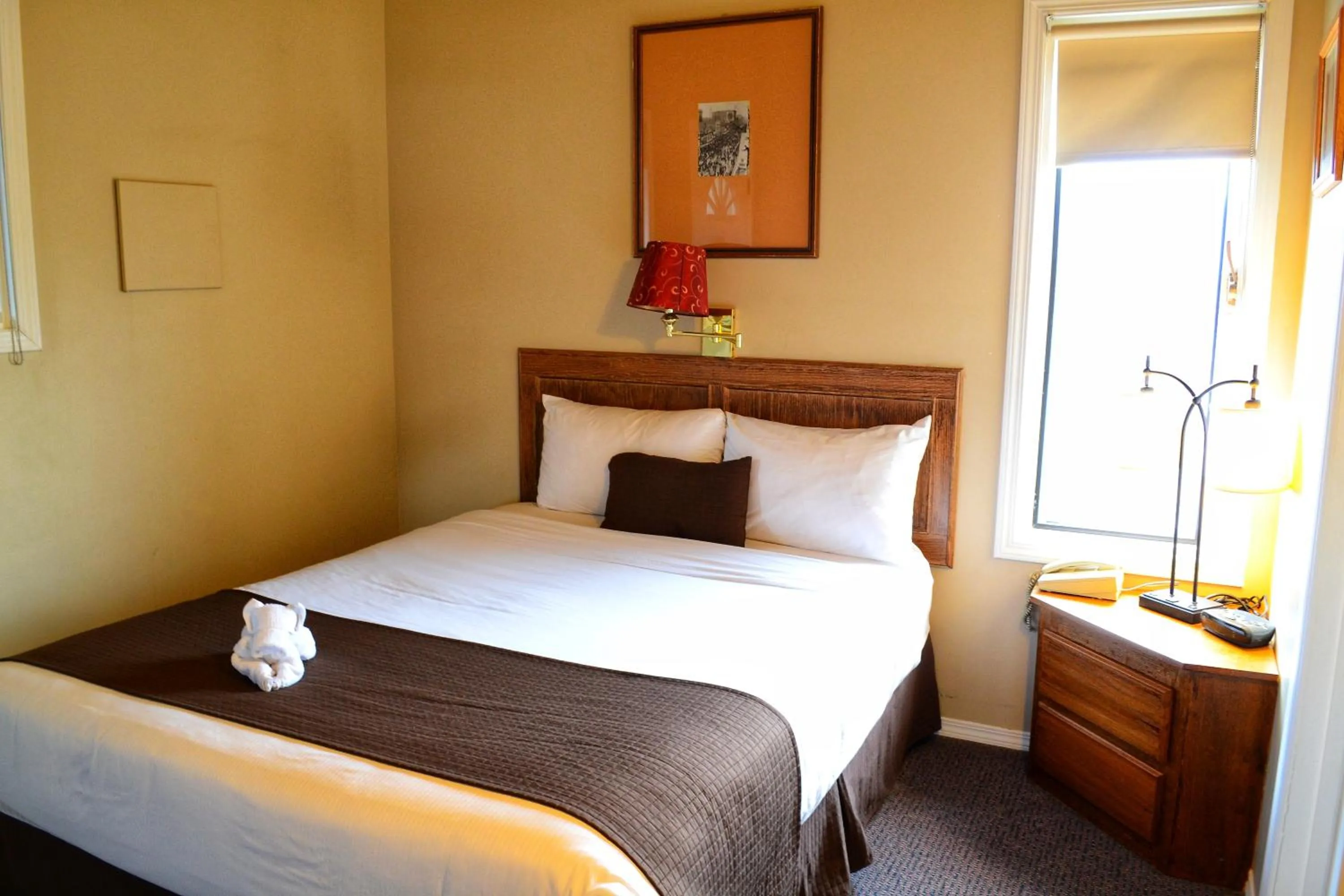 Bed in Radium Chalet