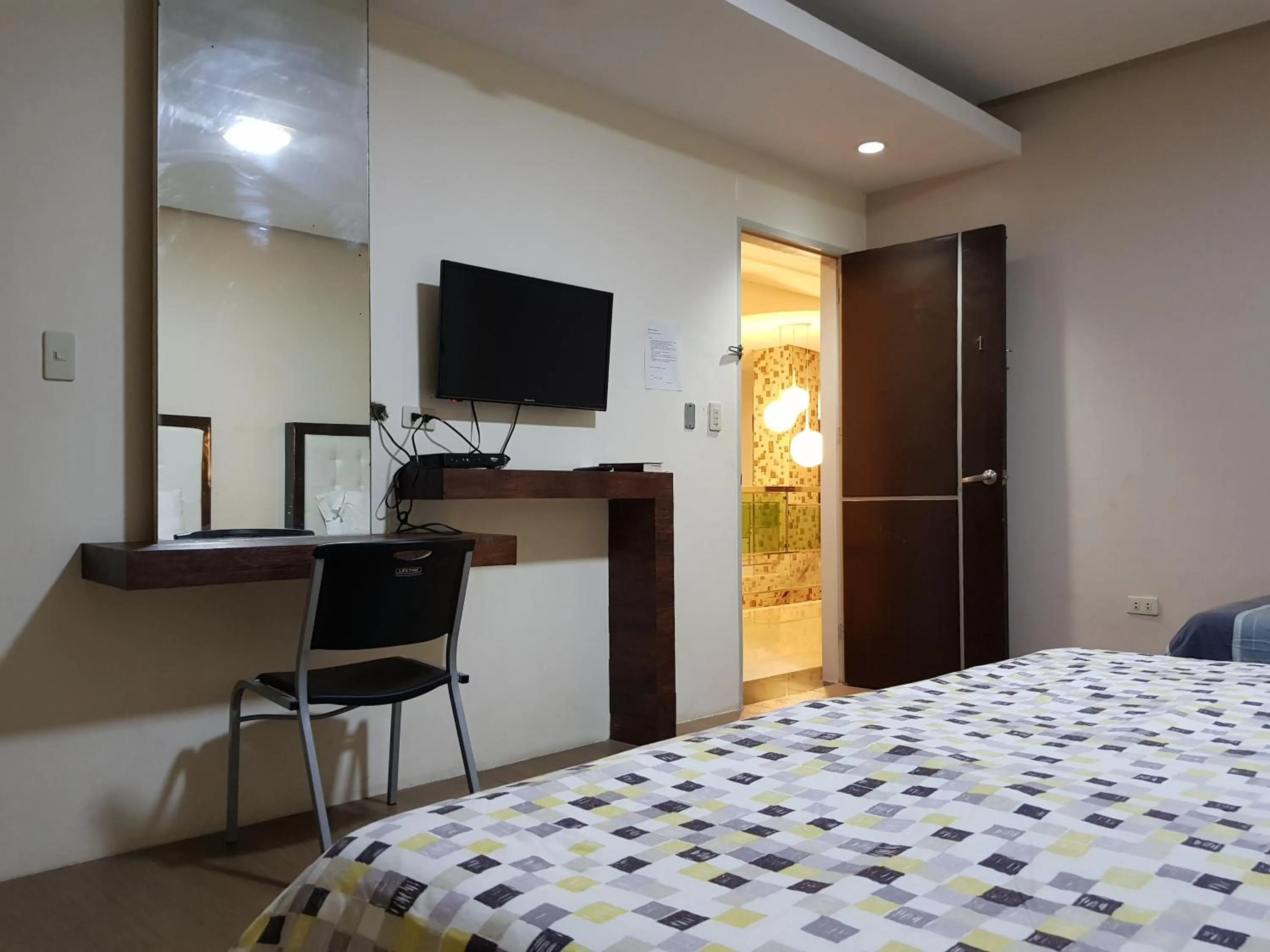 Bed in Hotel Giorgio