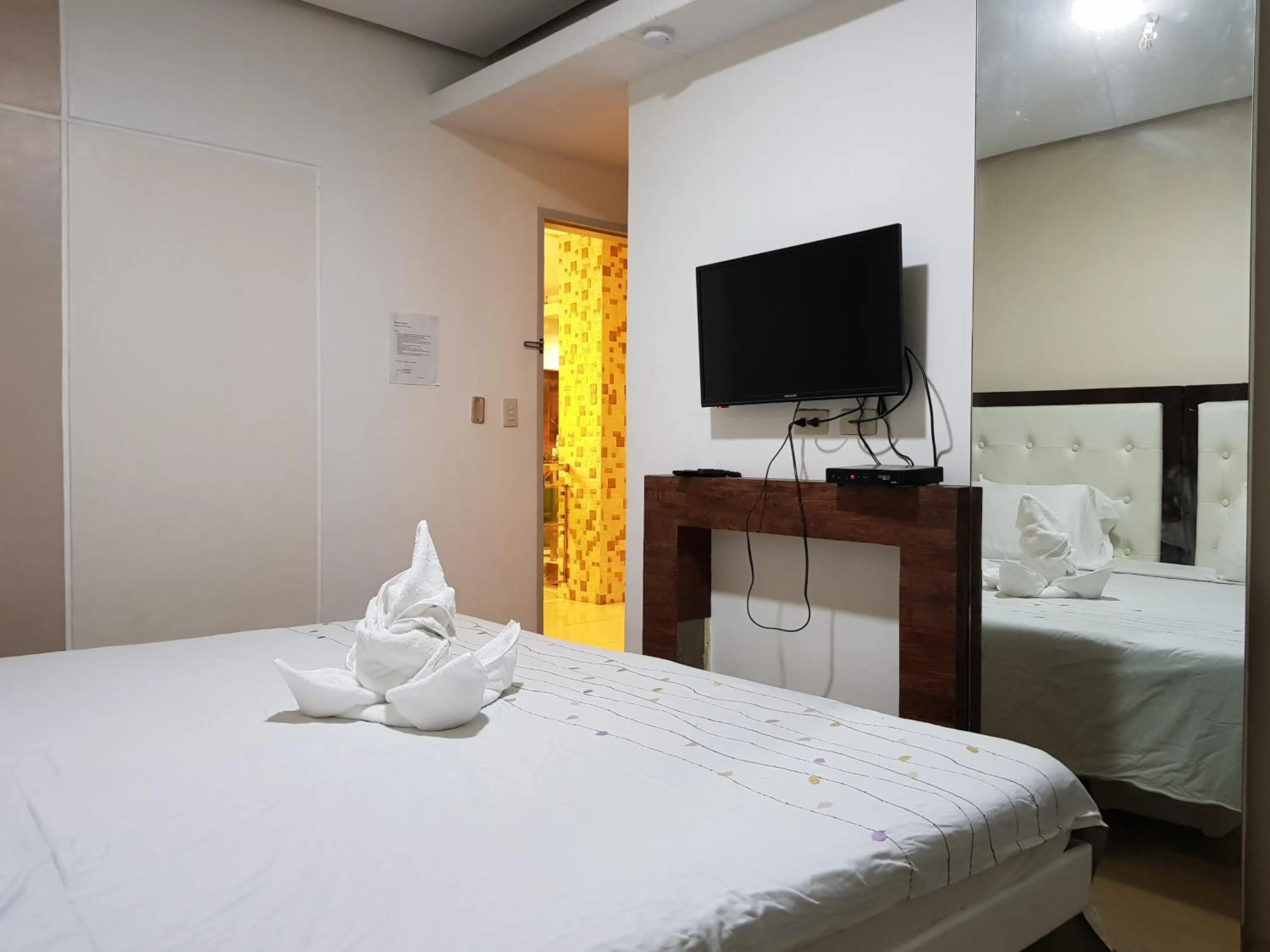 Bed in Hotel Giorgio