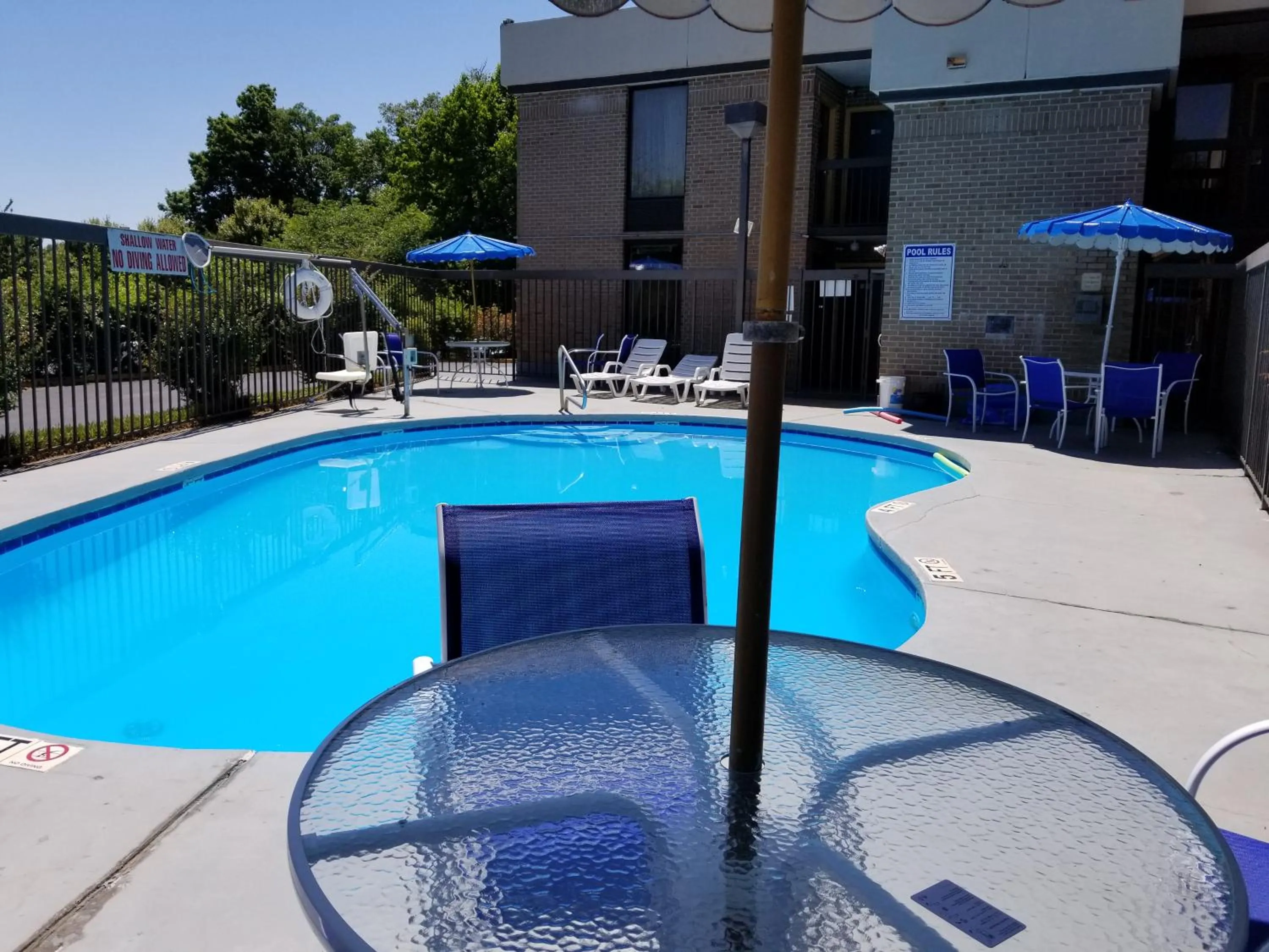 Pool view in Days Inn by Wyndham Easley West Of Greenville/Clemson Area