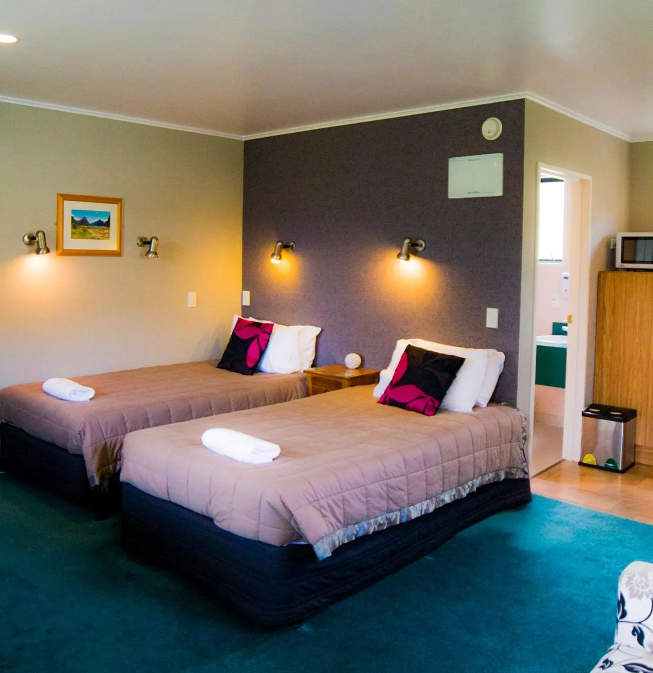 Bed in Te Anau Lakeview Holiday Park & Motels