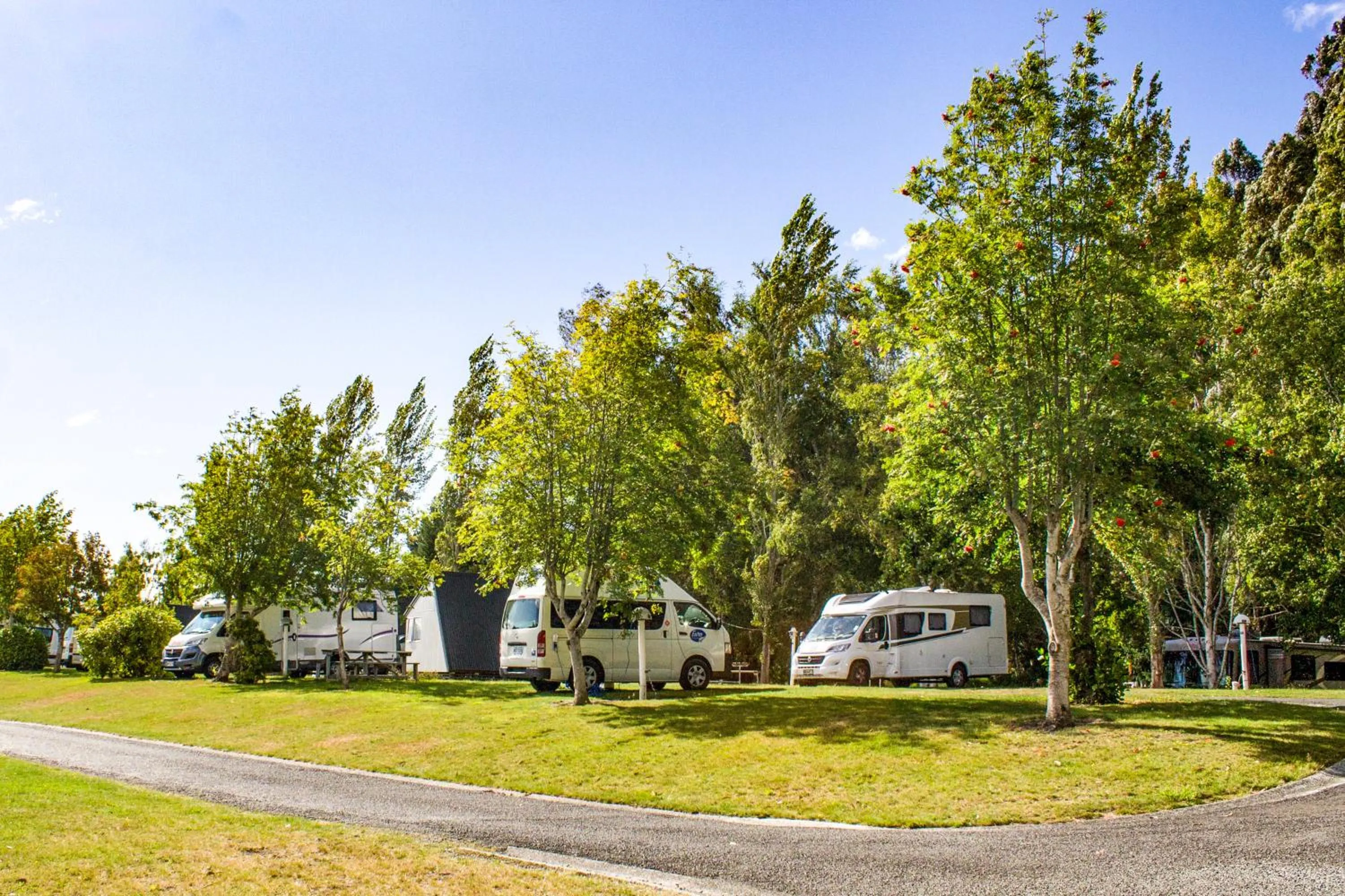 Garden view in Te Anau Lakeview Holiday Park & Motels
