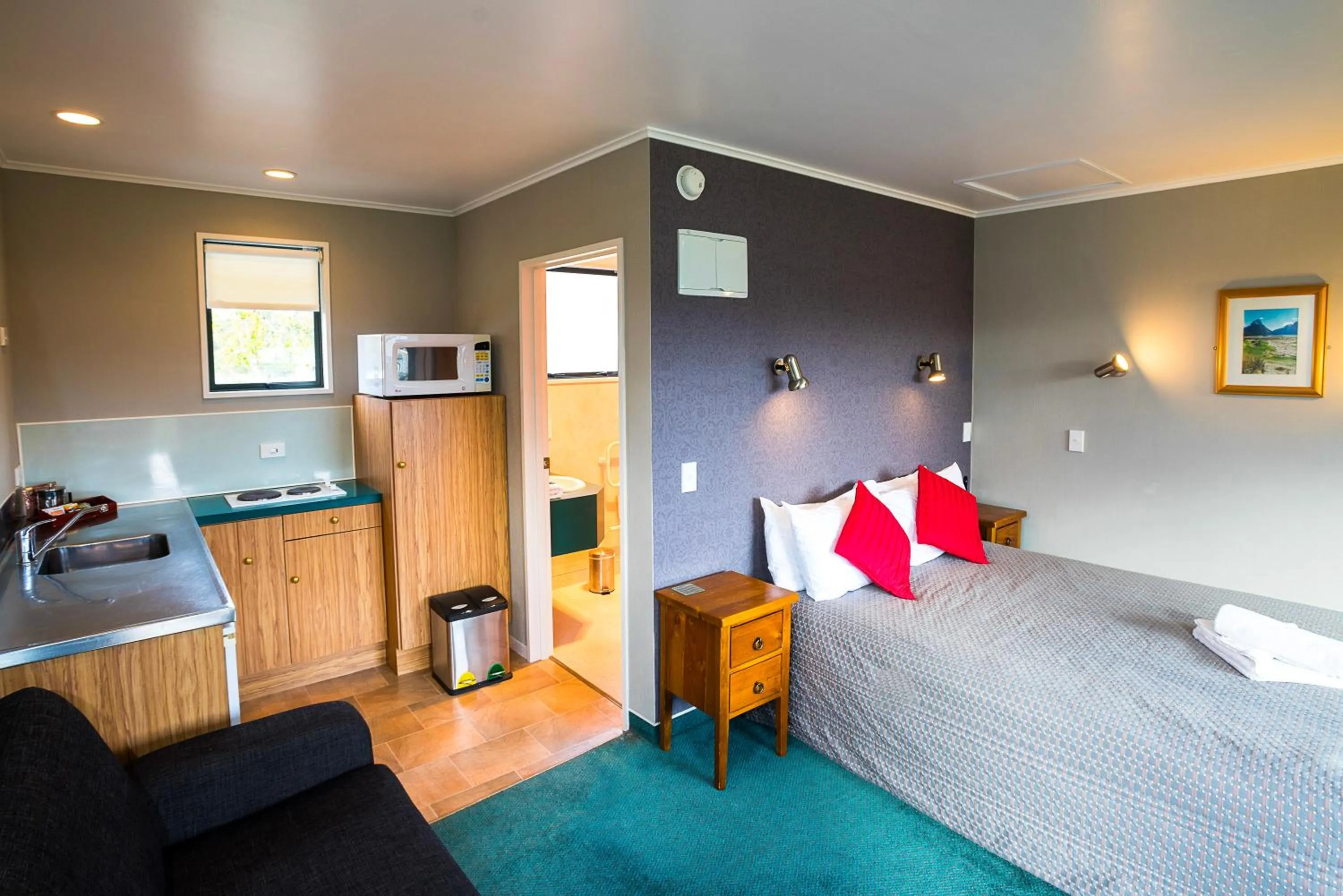 Bed in Te Anau Lakeview Holiday Park & Motels