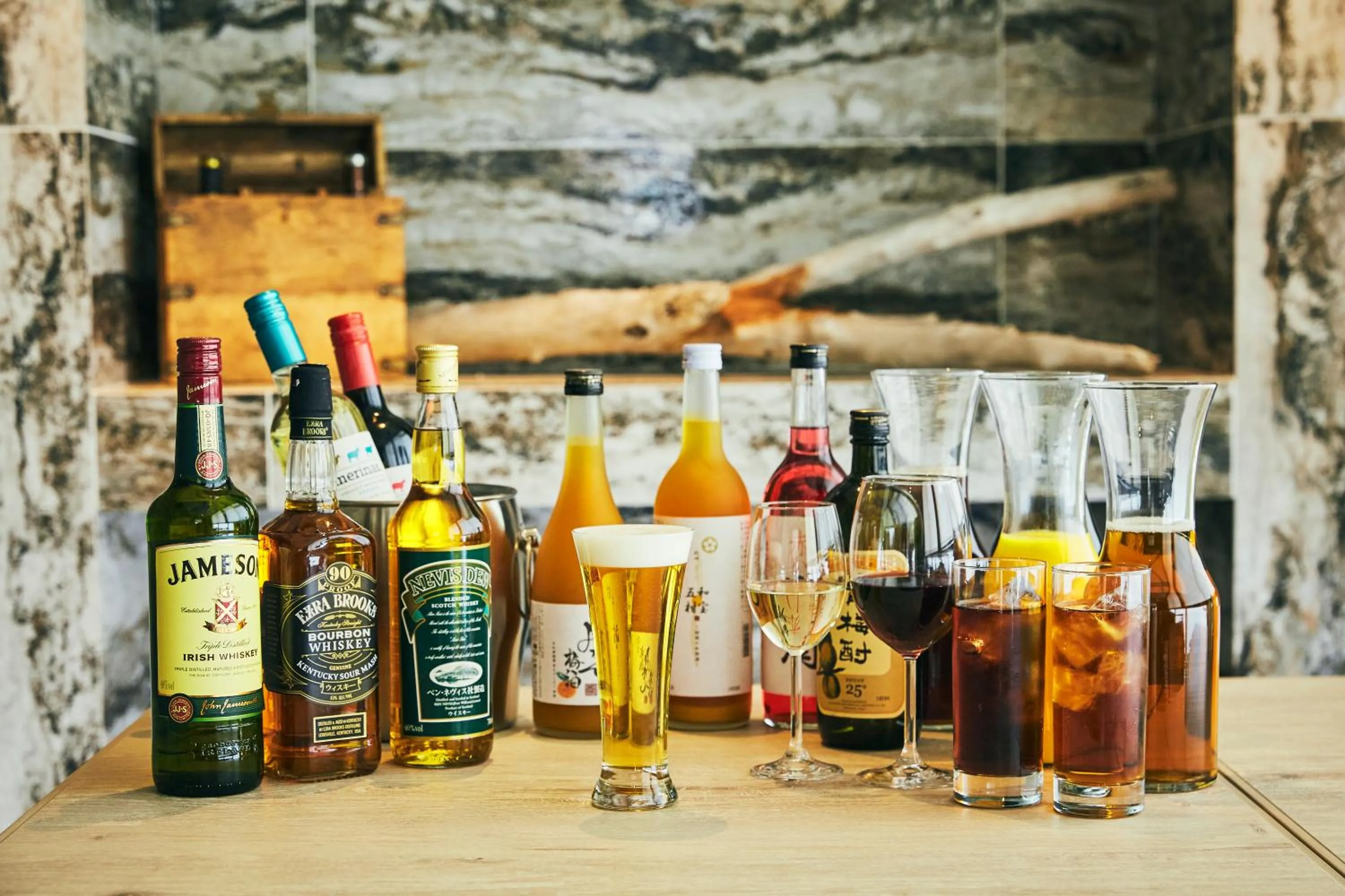 Alcoholic drinks in Wakanoura Nature Resort Epicharis