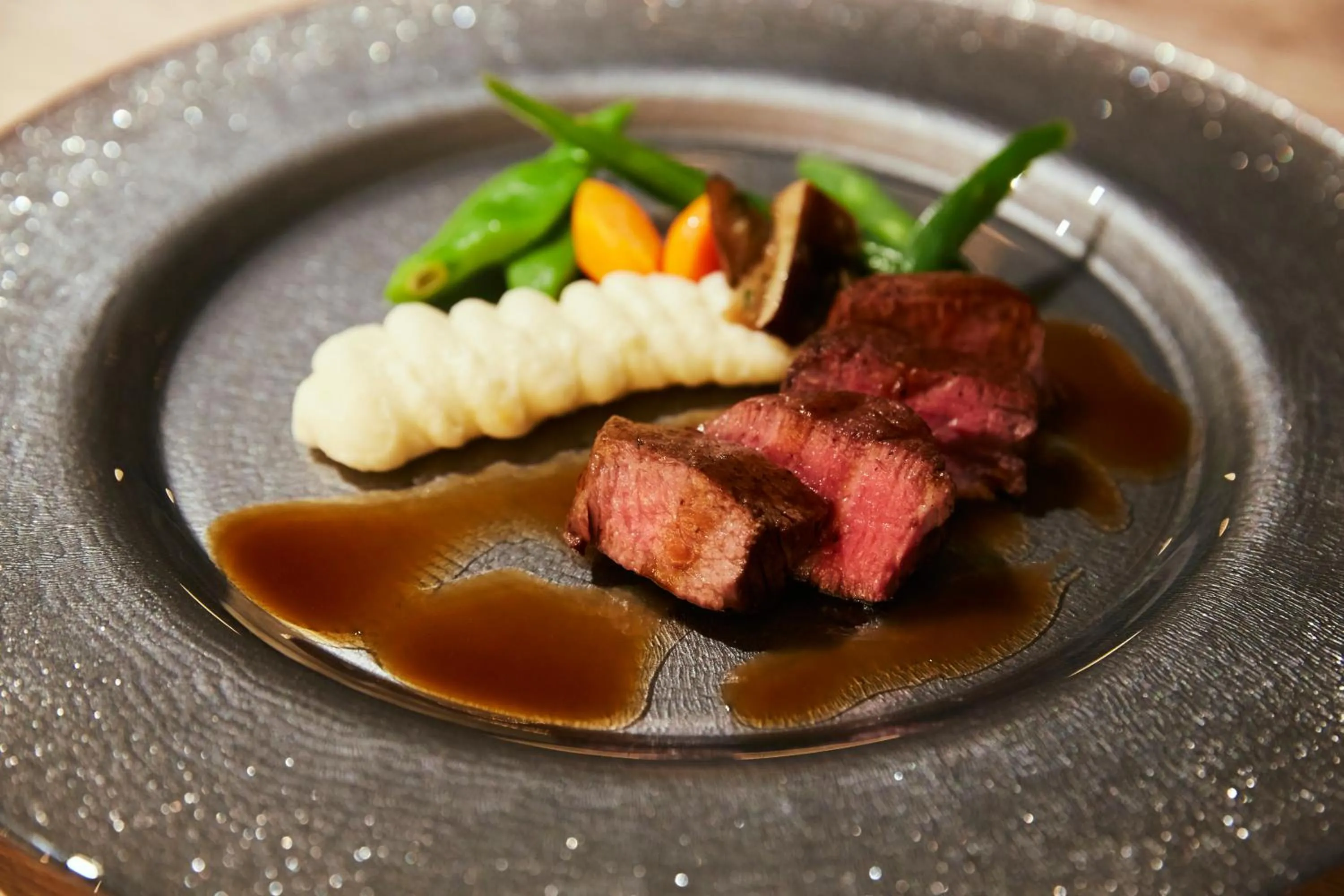 Food close-up in Wakanoura Nature Resort Epicharis