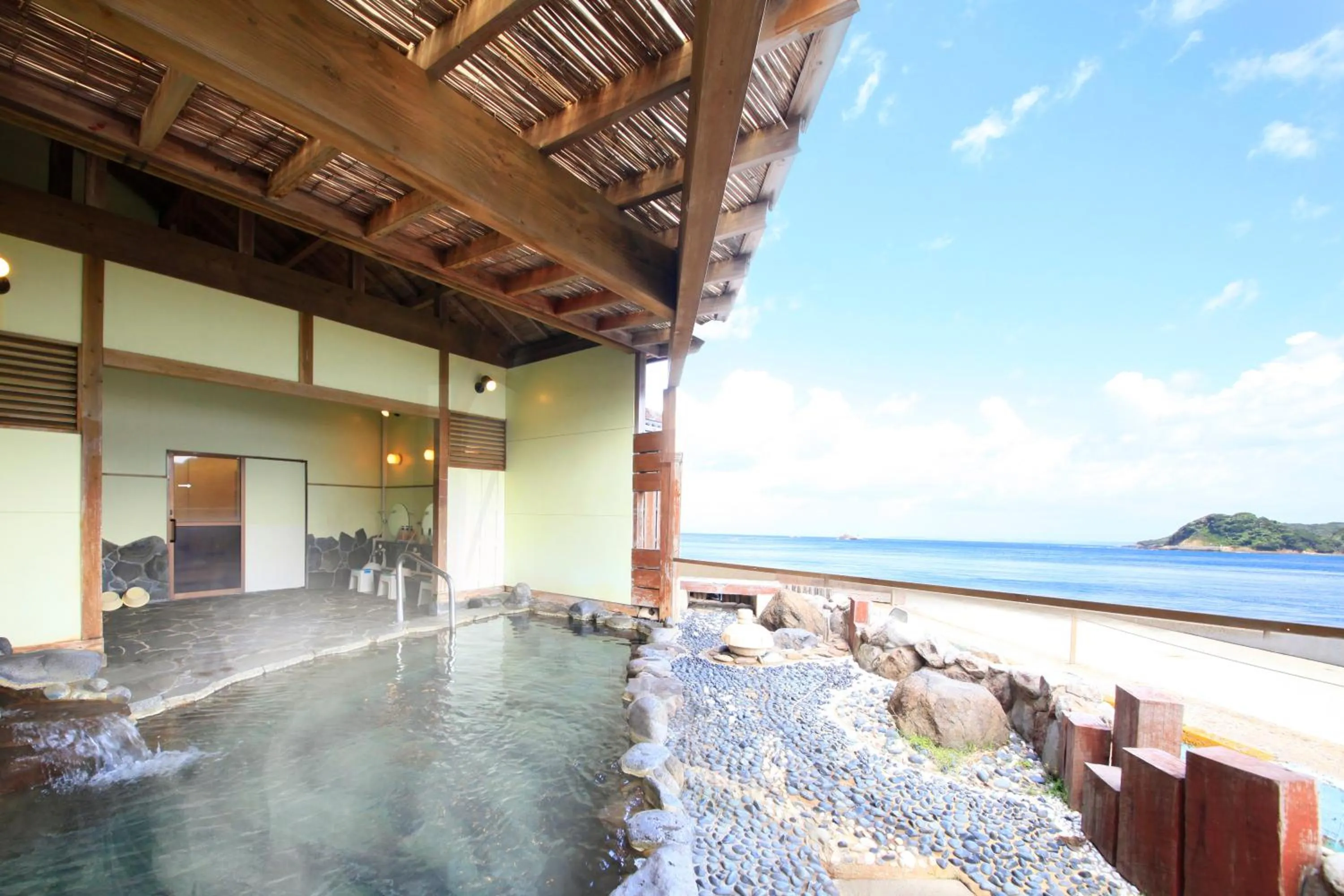 Hot Spring Bath in Hirado Kaijyo Hotel