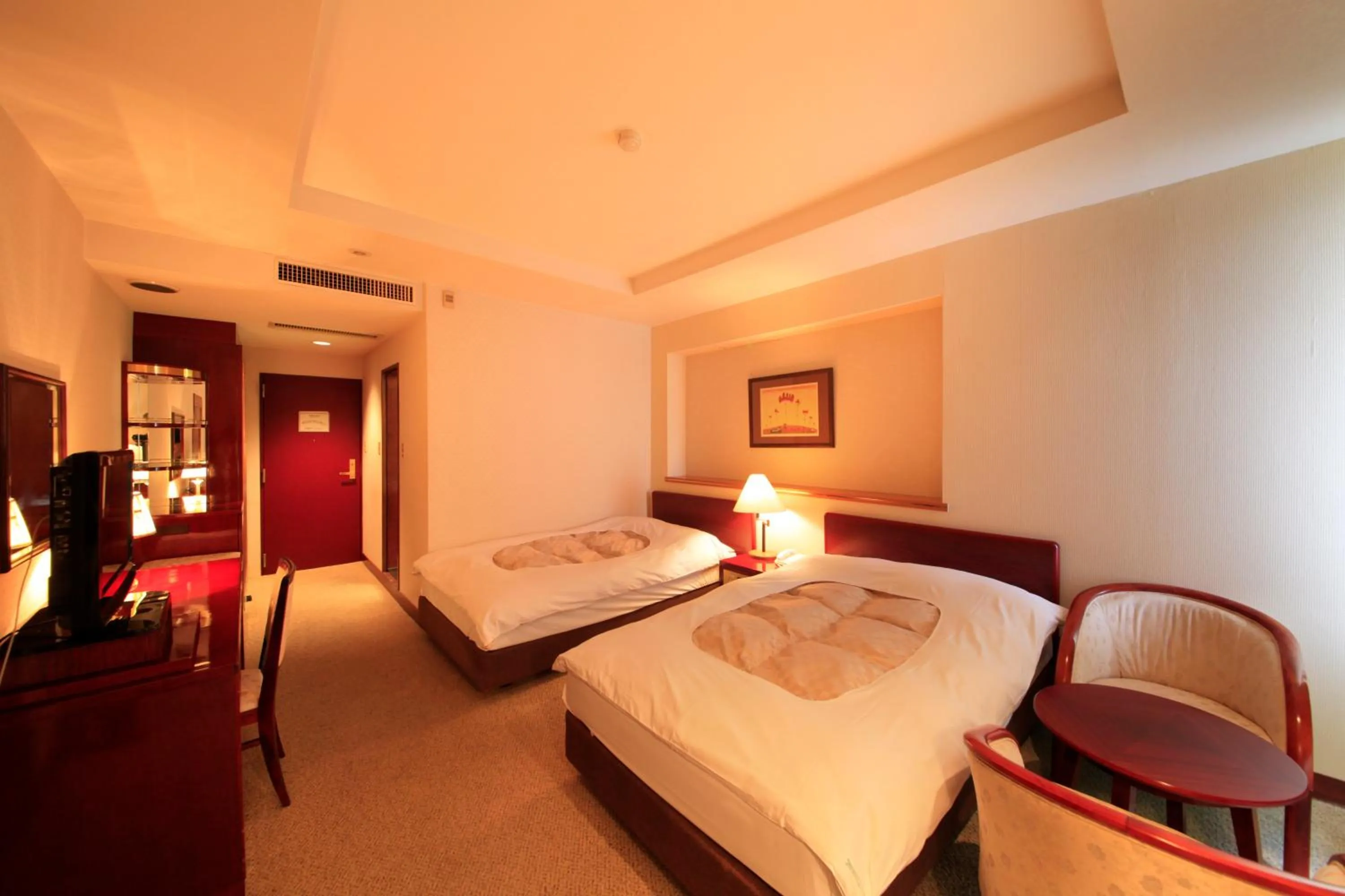 Bedroom, Bed in Hirado Kaijyo Hotel