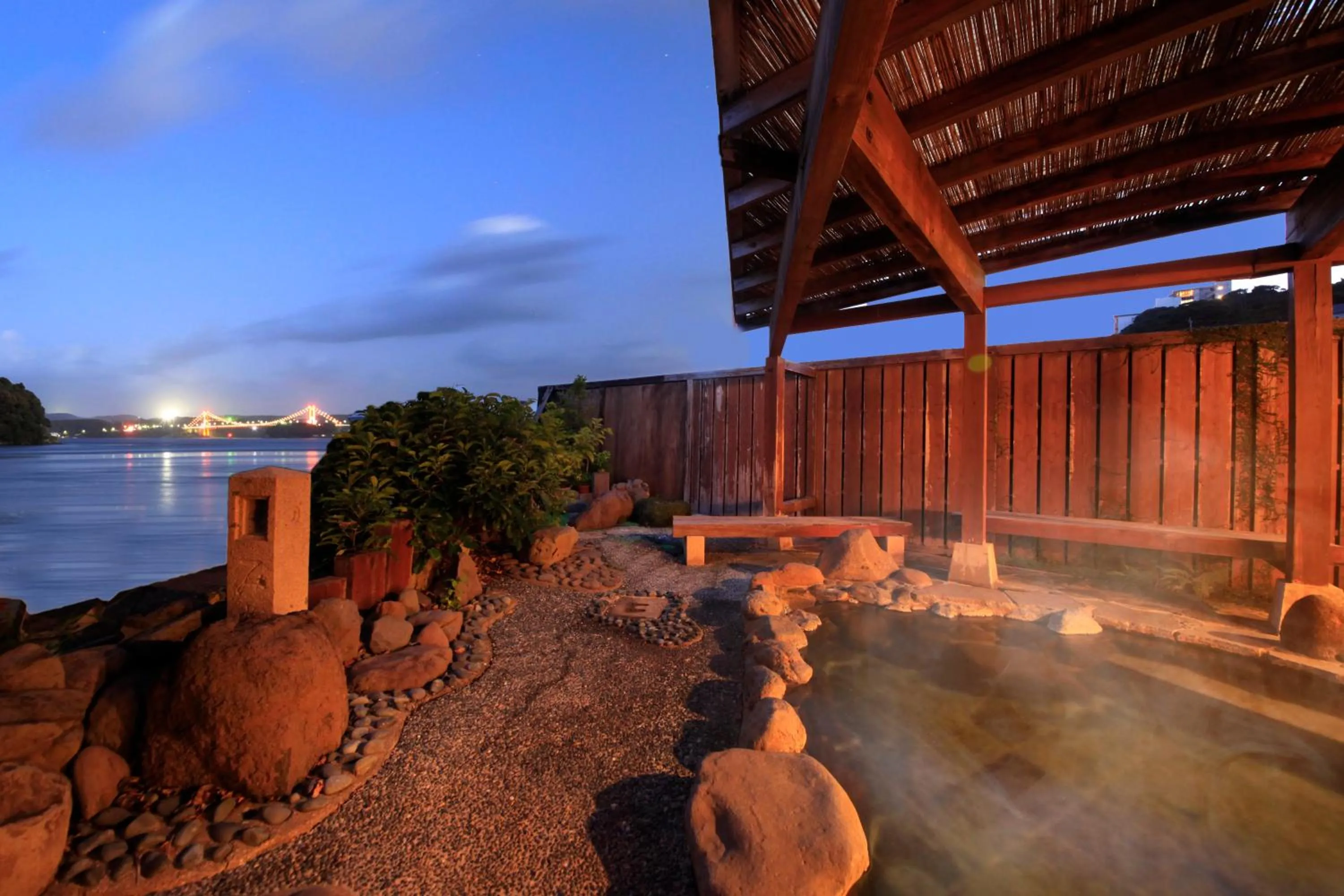 Hot Spring Bath in Hirado Kaijyo Hotel