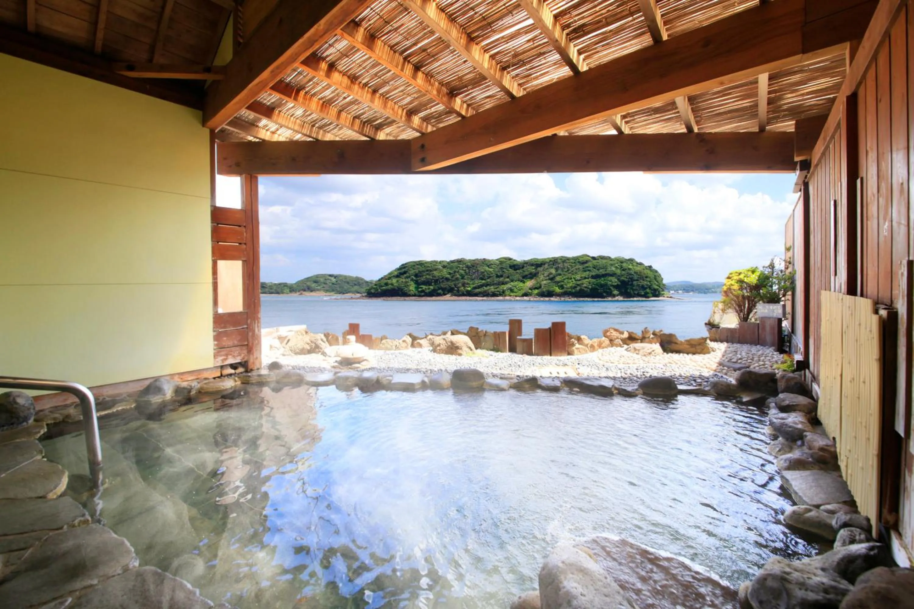 Hot Spring Bath in Hirado Kaijyo Hotel