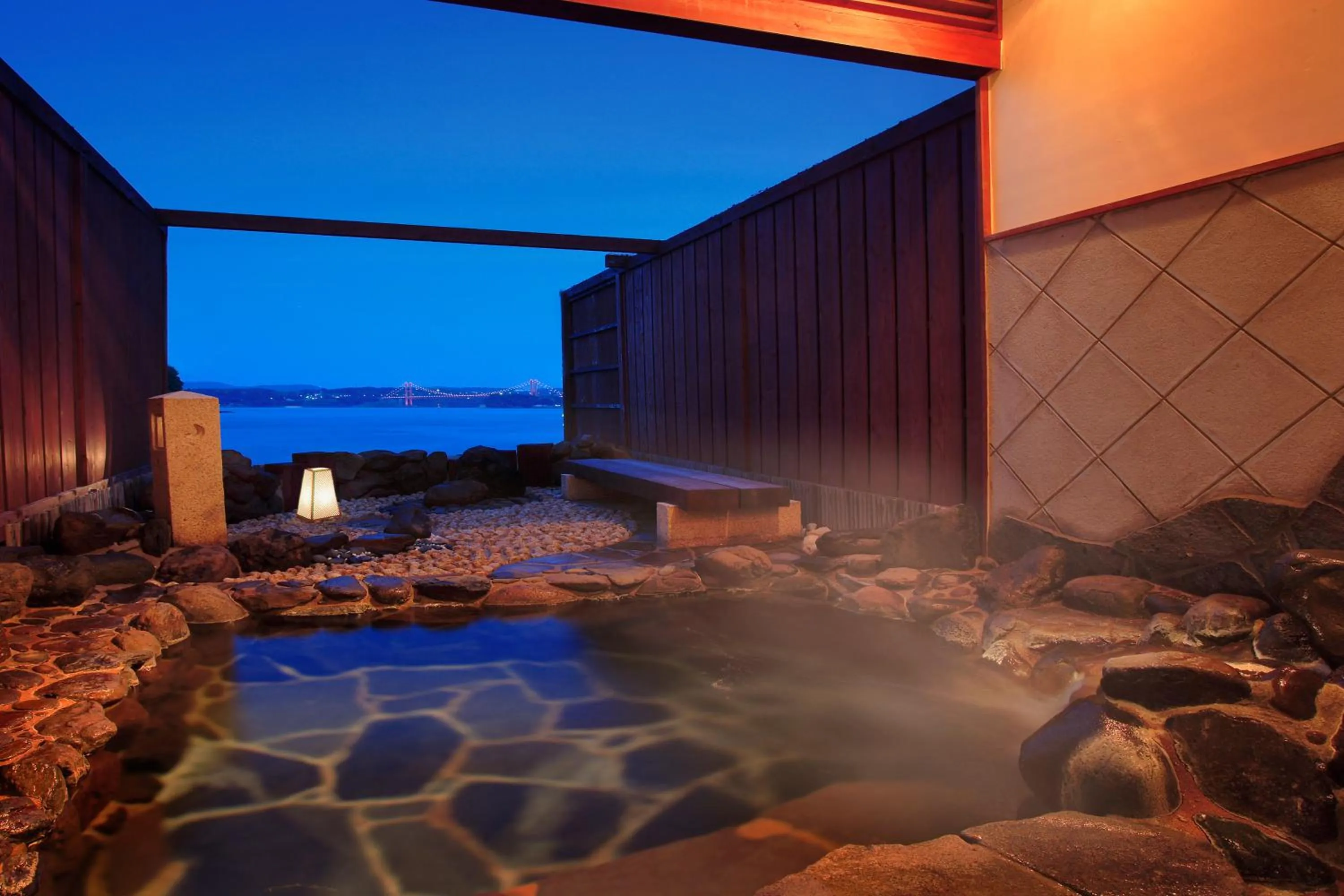 Hot Spring Bath in Hirado Kaijyo Hotel