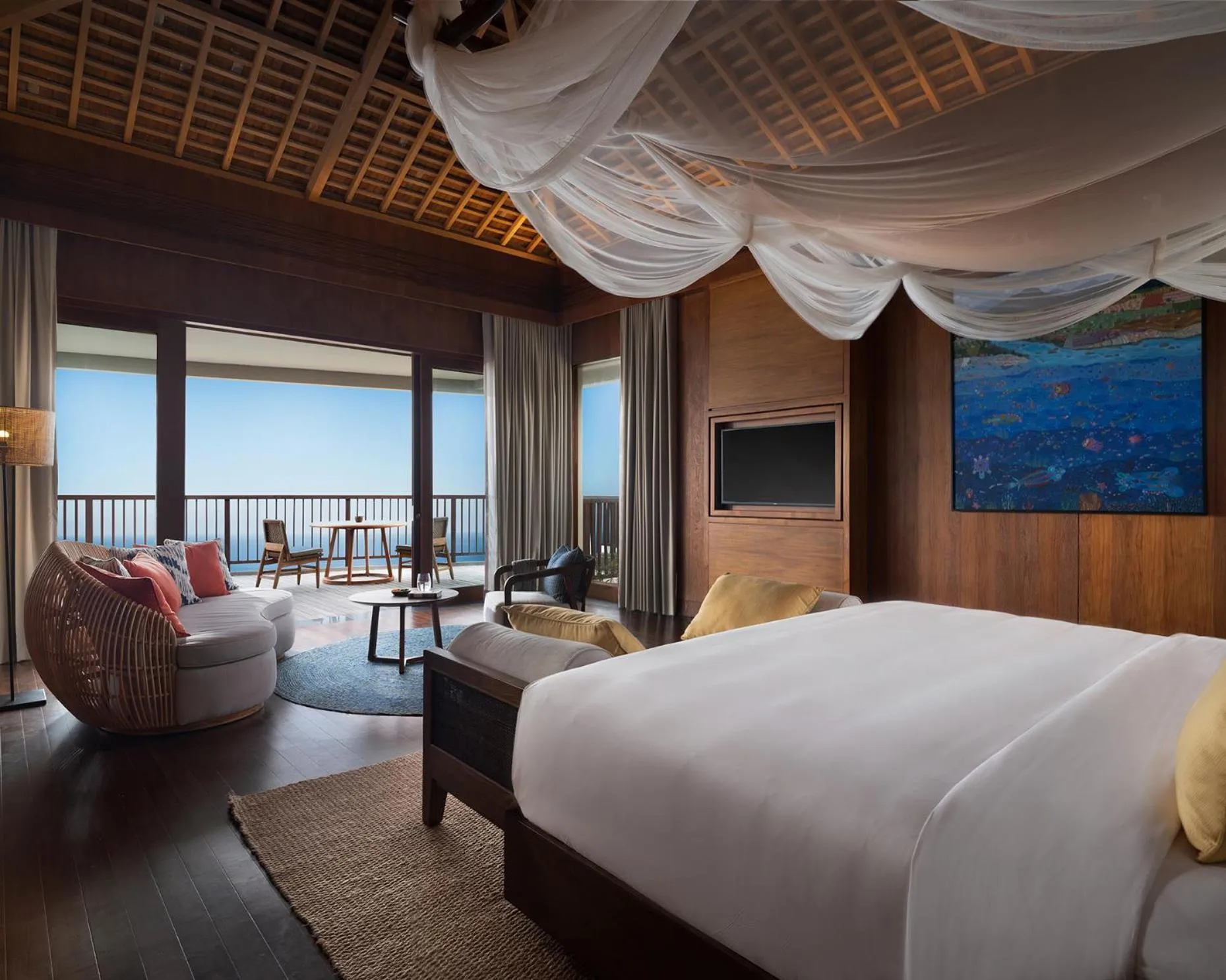 TV and multimedia, Bed in Six Senses Uluwatu