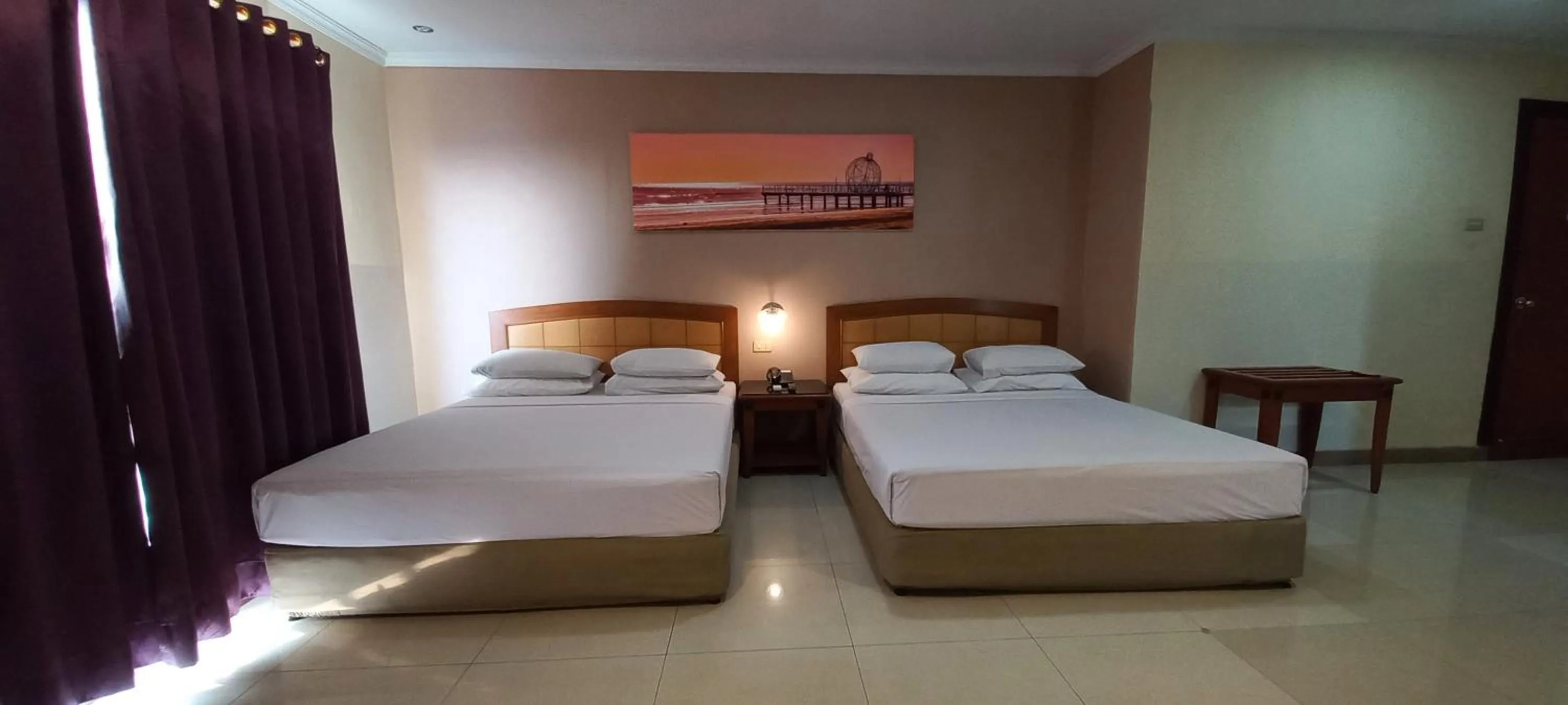 Bed in Hotel Celebes