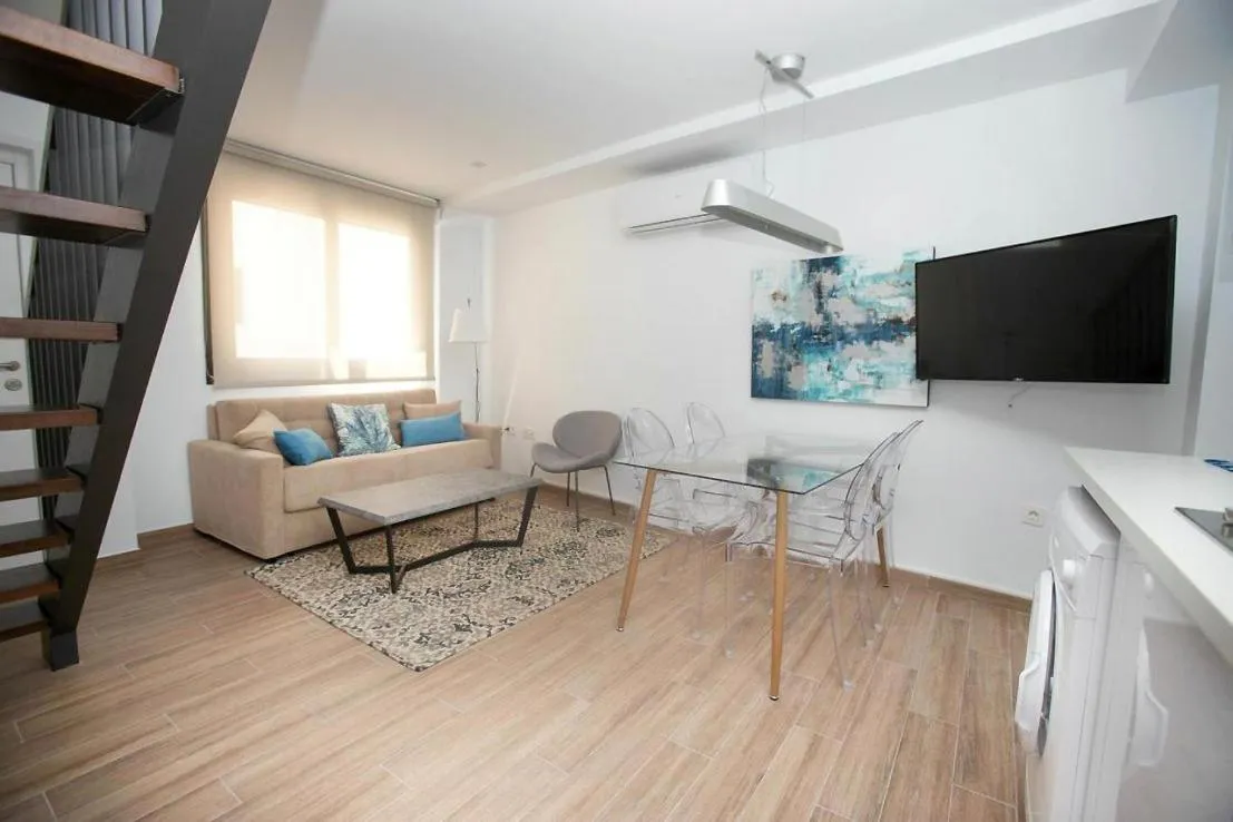 Seating area in Feelathome Mártires Apartments