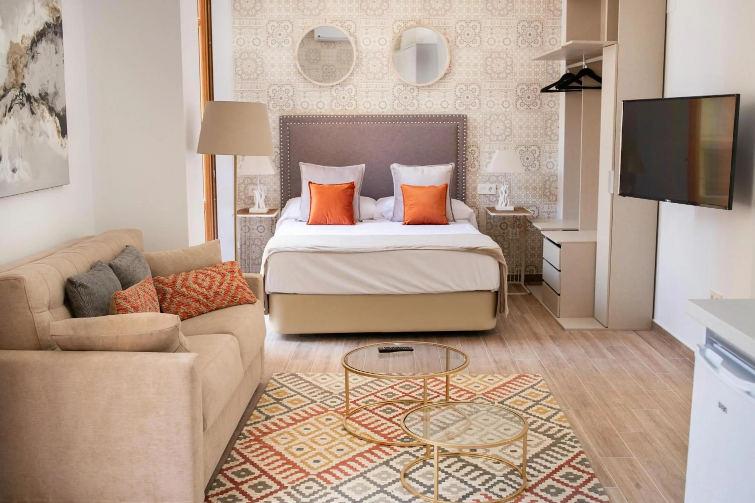 Bed in Feelathome Mártires Apartments