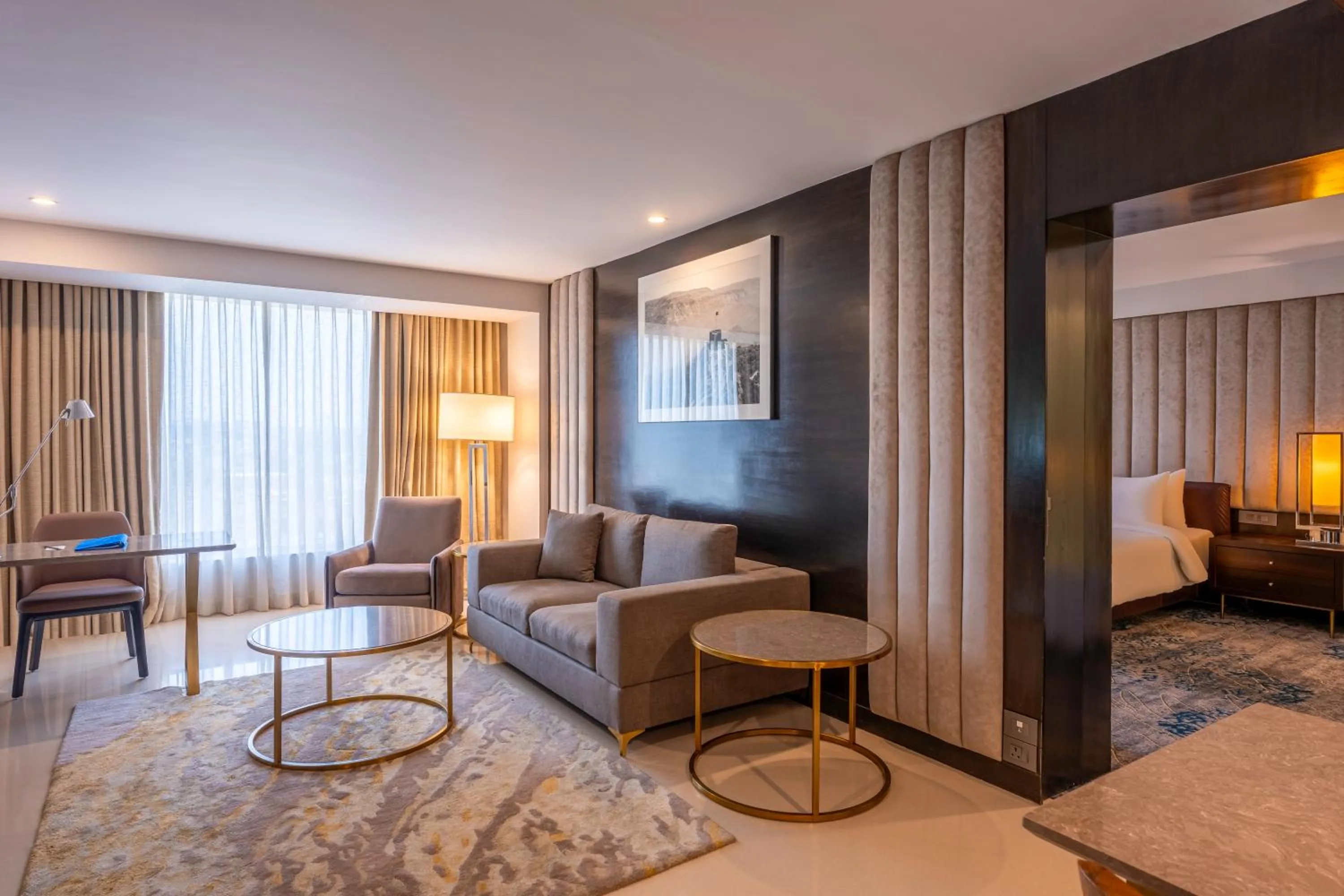 Living room in Radisson Blu Hotel Pune Kharadi