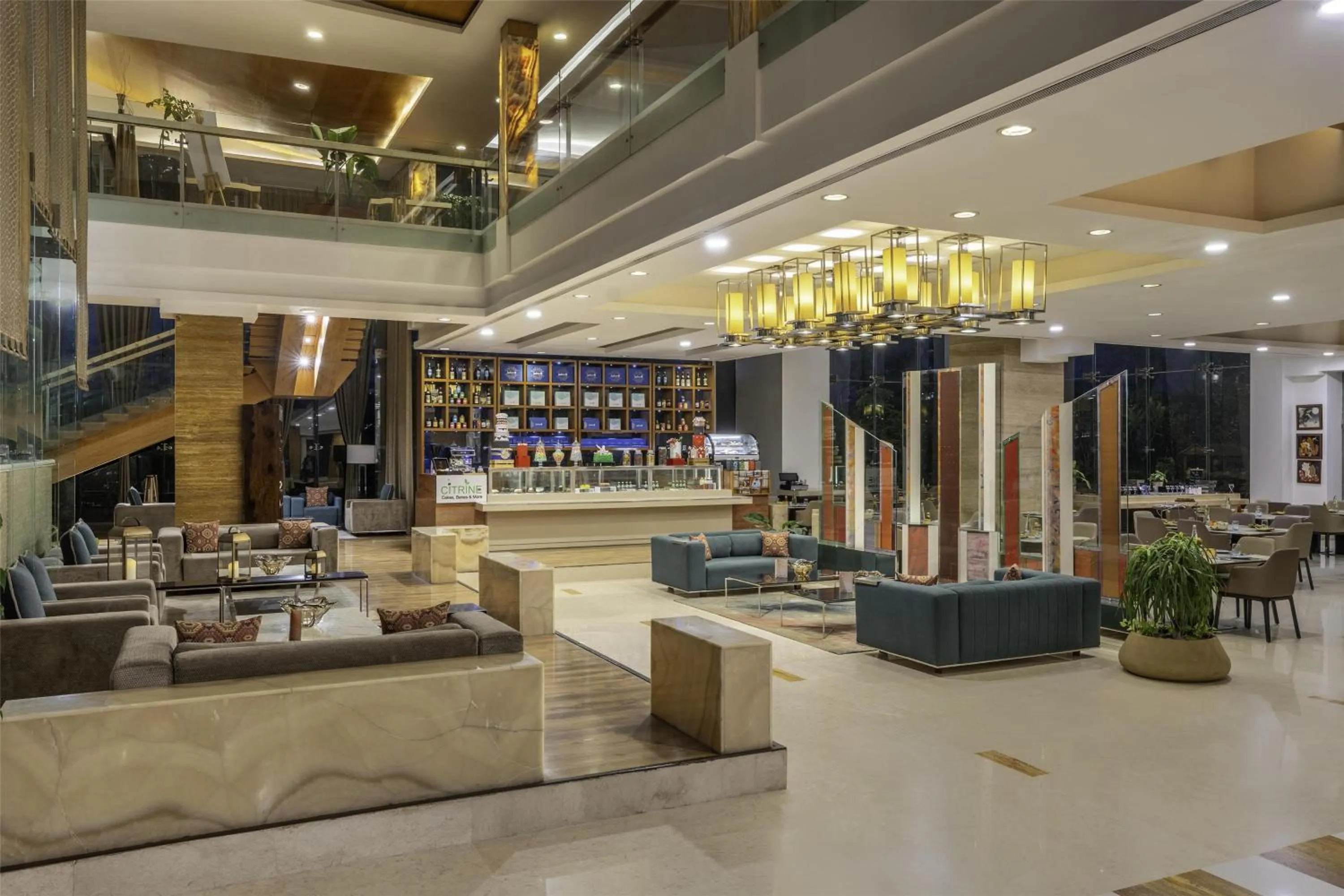 Lobby or reception in Radisson Blu Hotel Pune Kharadi