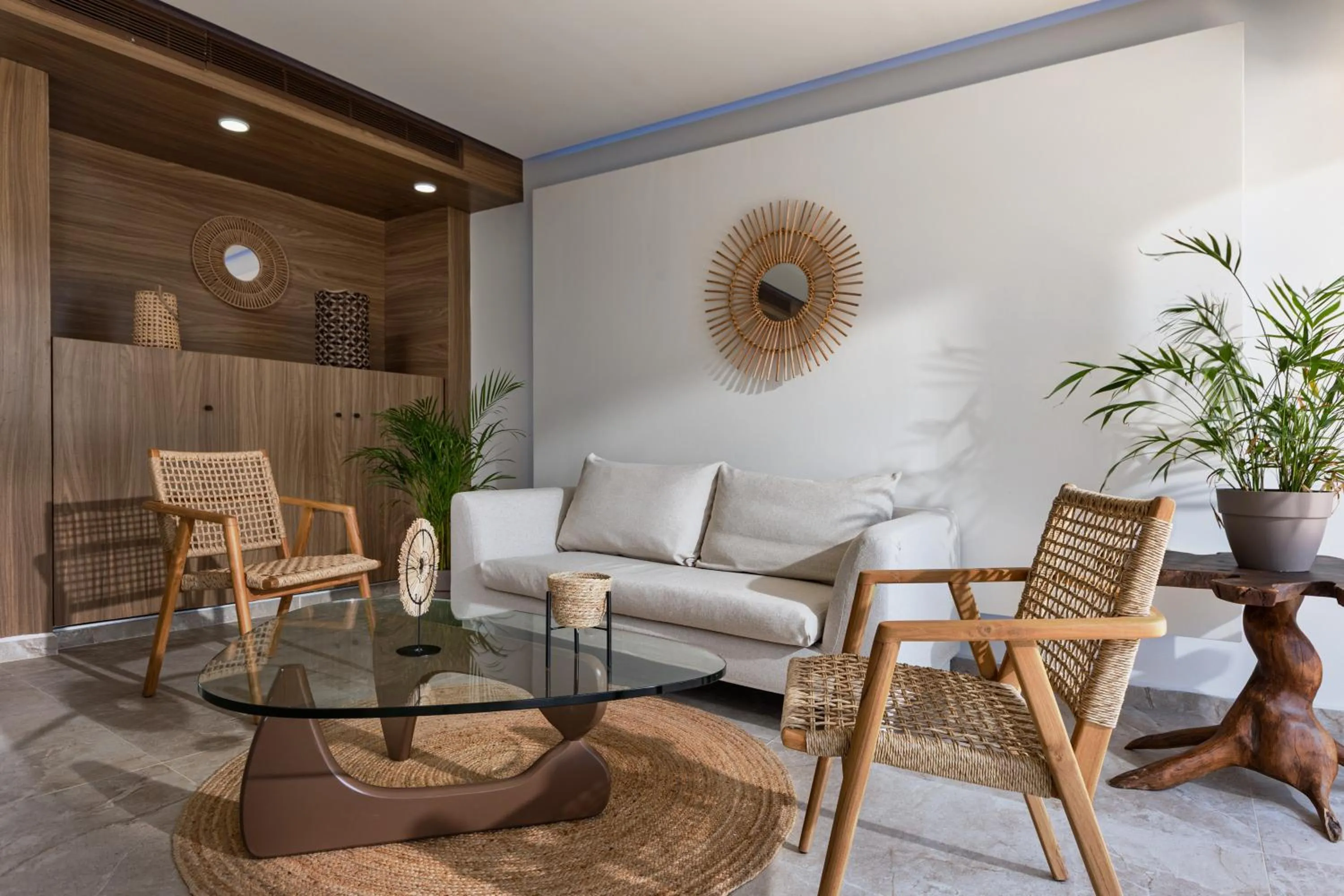 Living room in So White Beach Resort