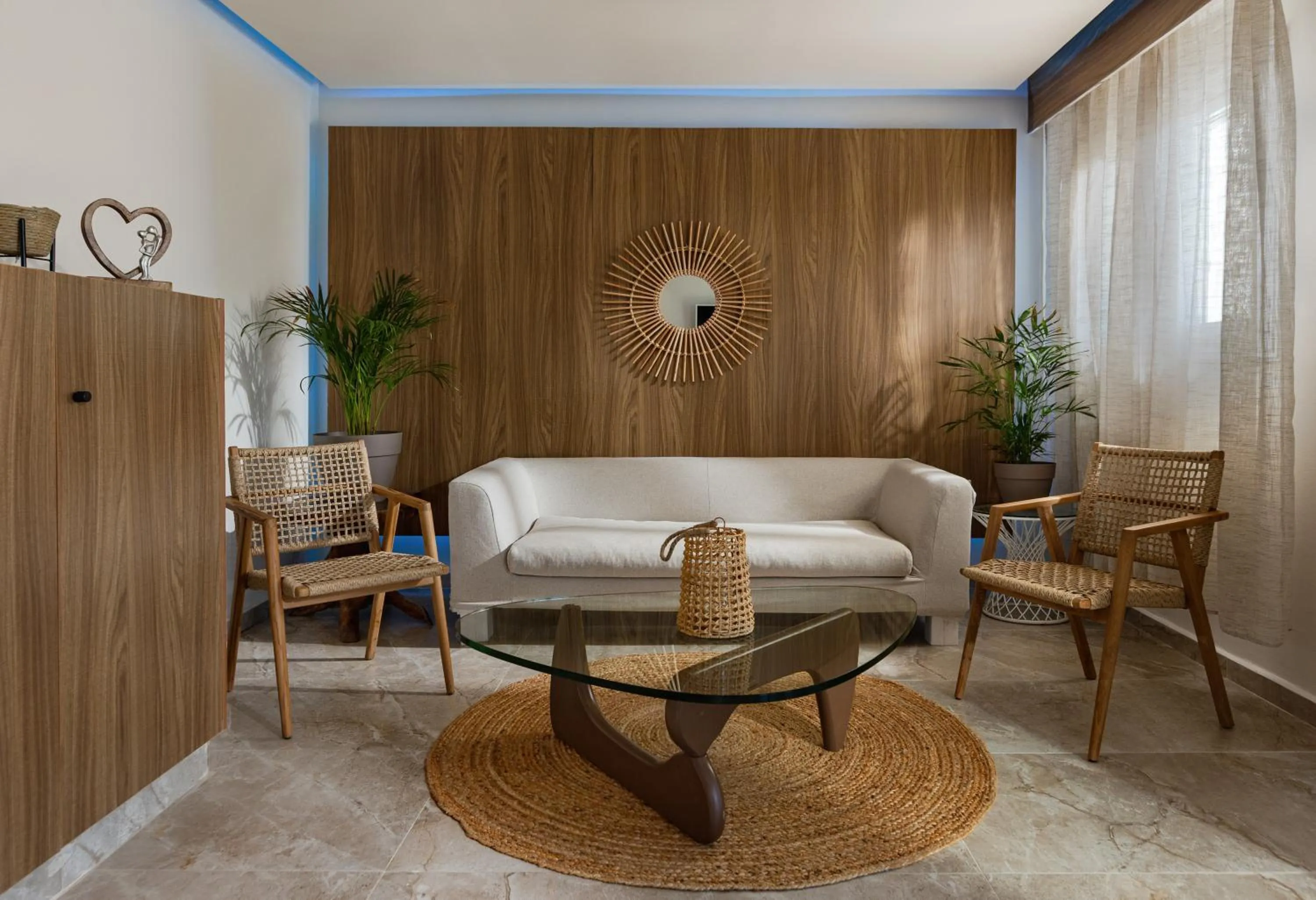 Living room in So White Beach Resort