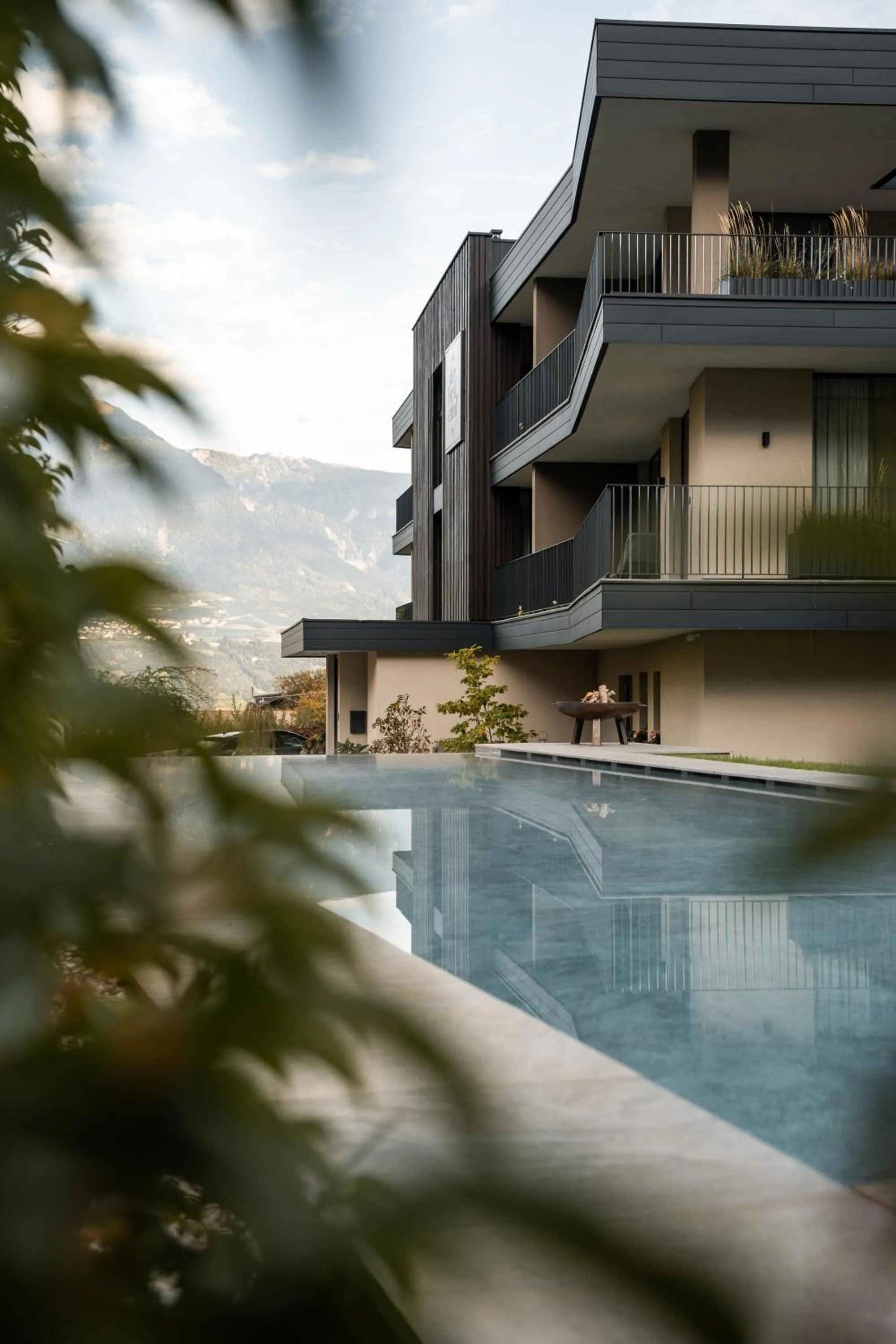 Pool view in Garni-Hotel Der Forsterhof