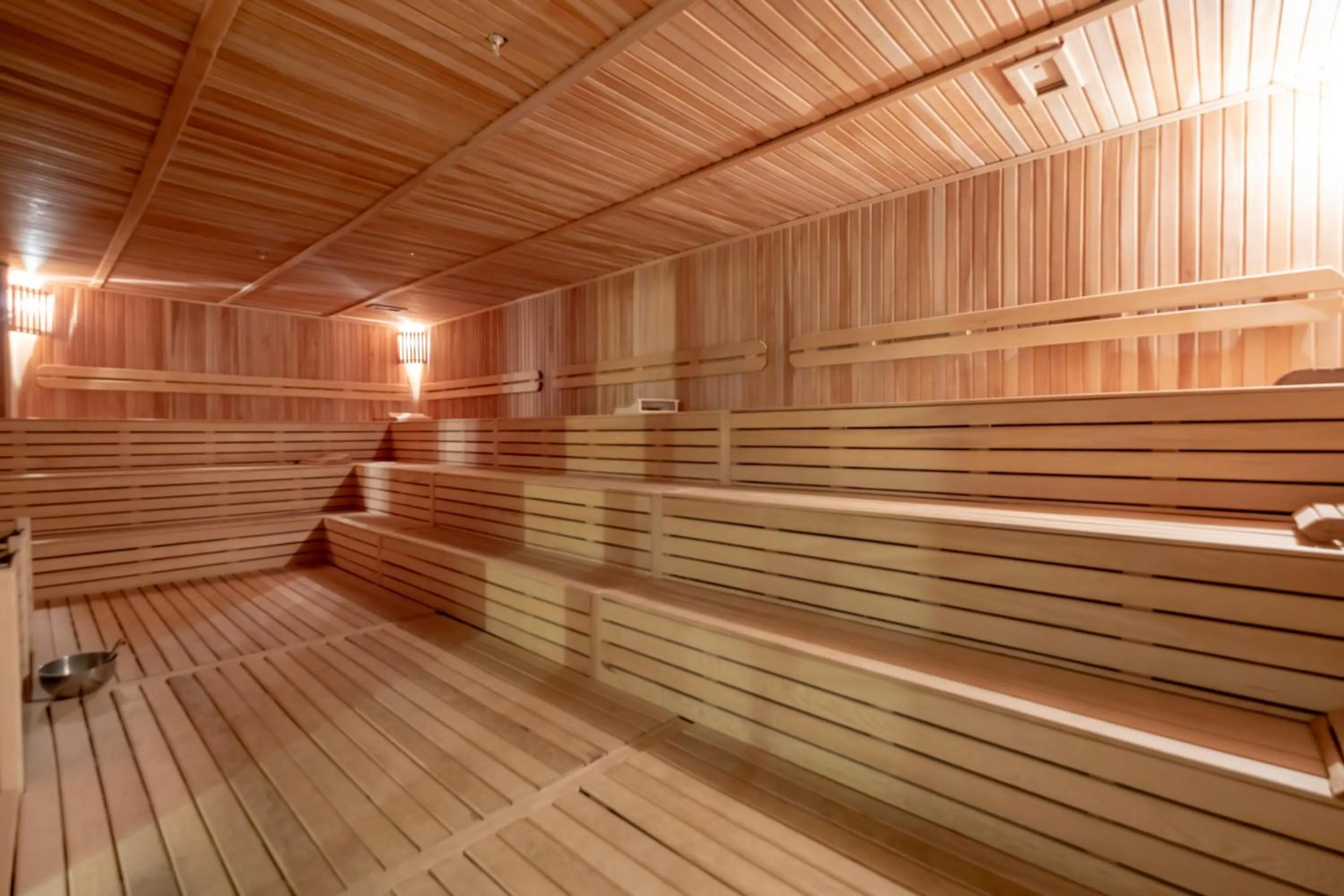 Sauna in Fame Residence Lara & Spa
