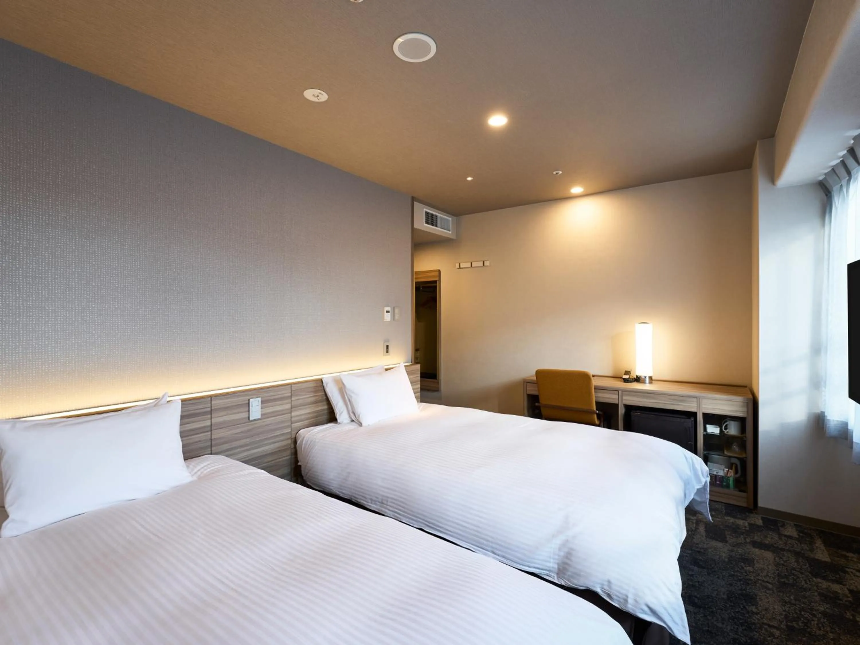 Photo of the whole room, Bed in Hotel Elcient Kyoto Hachijoguchi