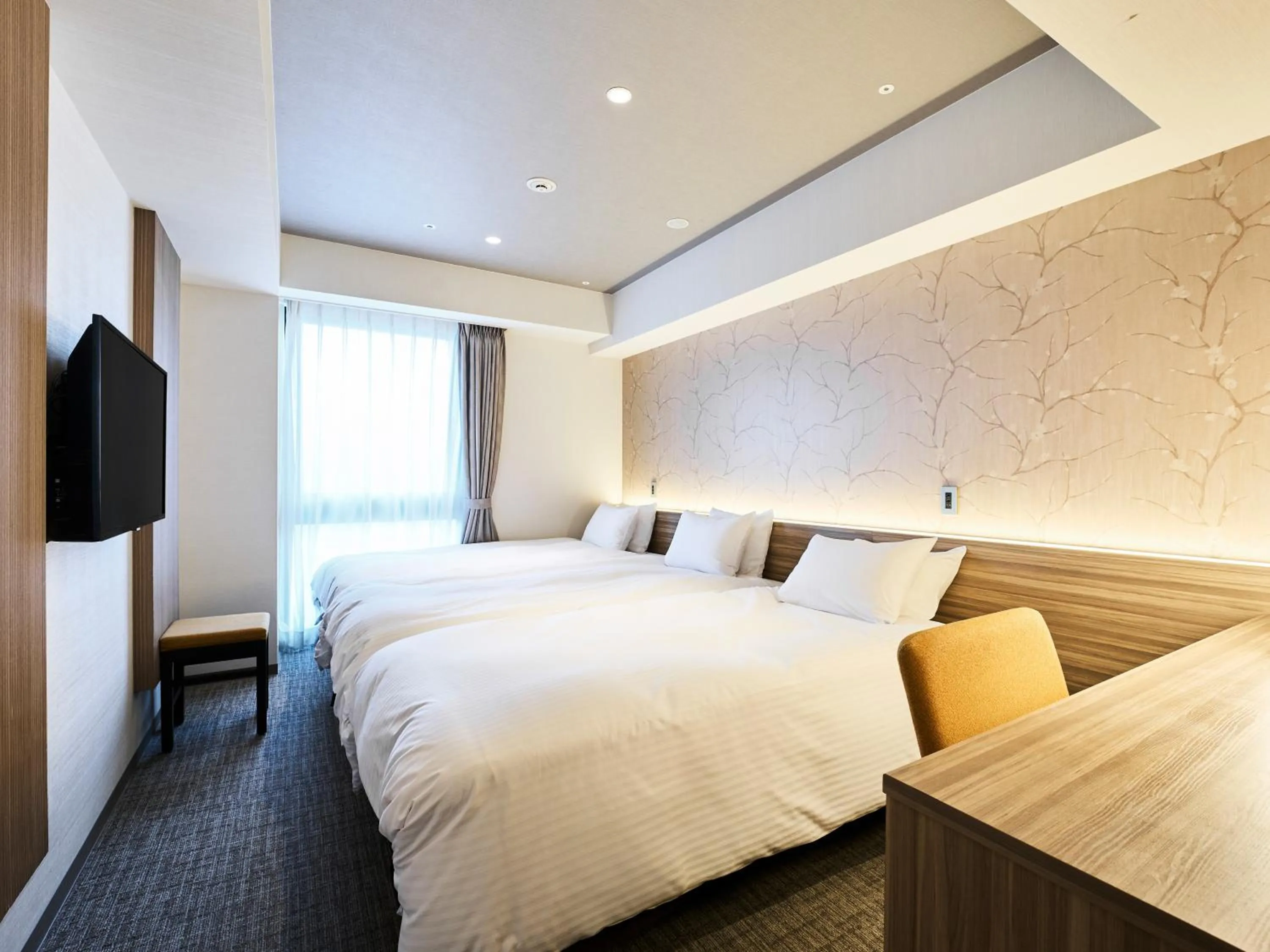 Photo of the whole room, Bed in Hotel Elcient Kyoto Hachijoguchi