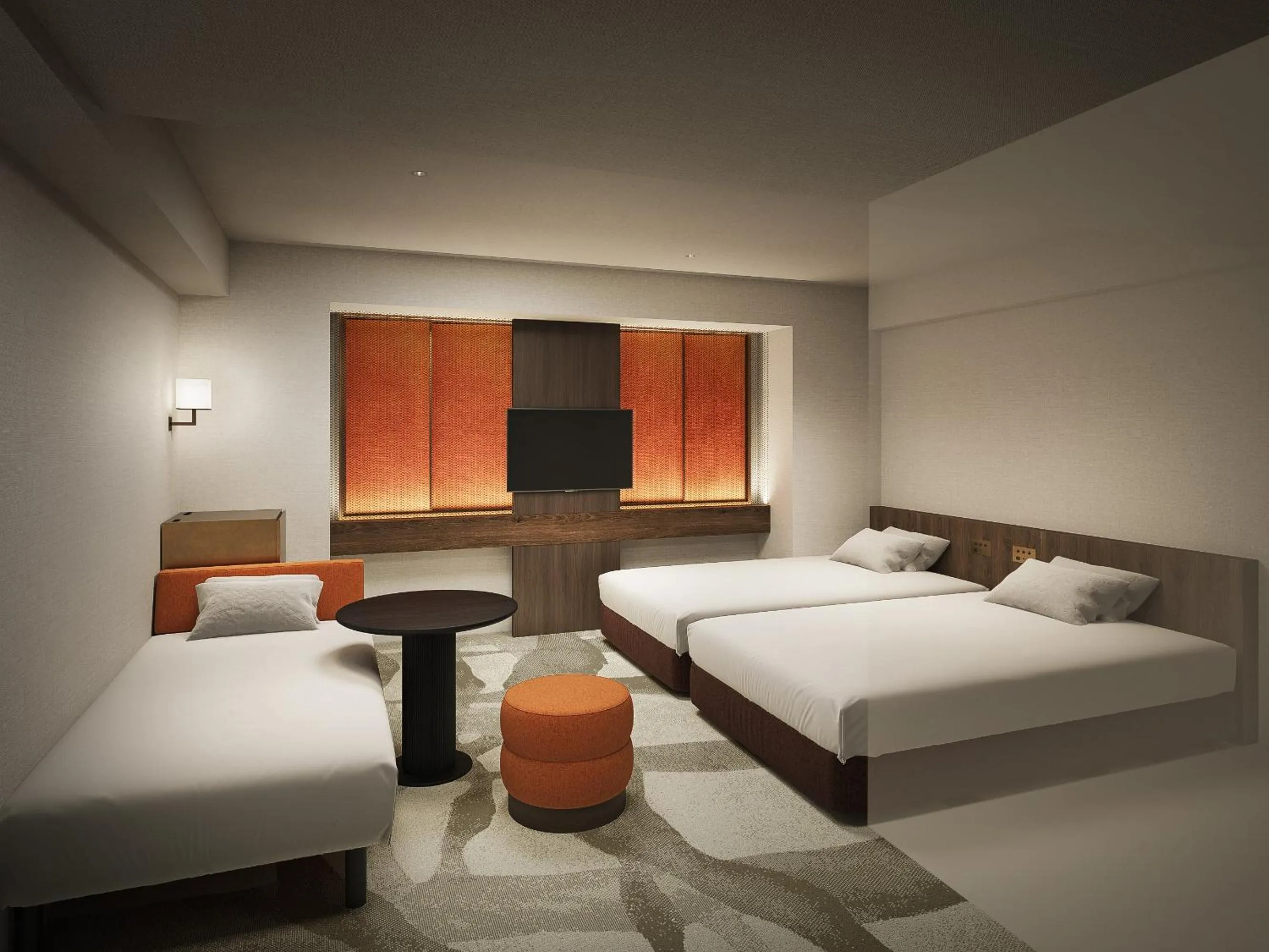 Bed in Hotel Elcient Kyoto Hachijoguchi