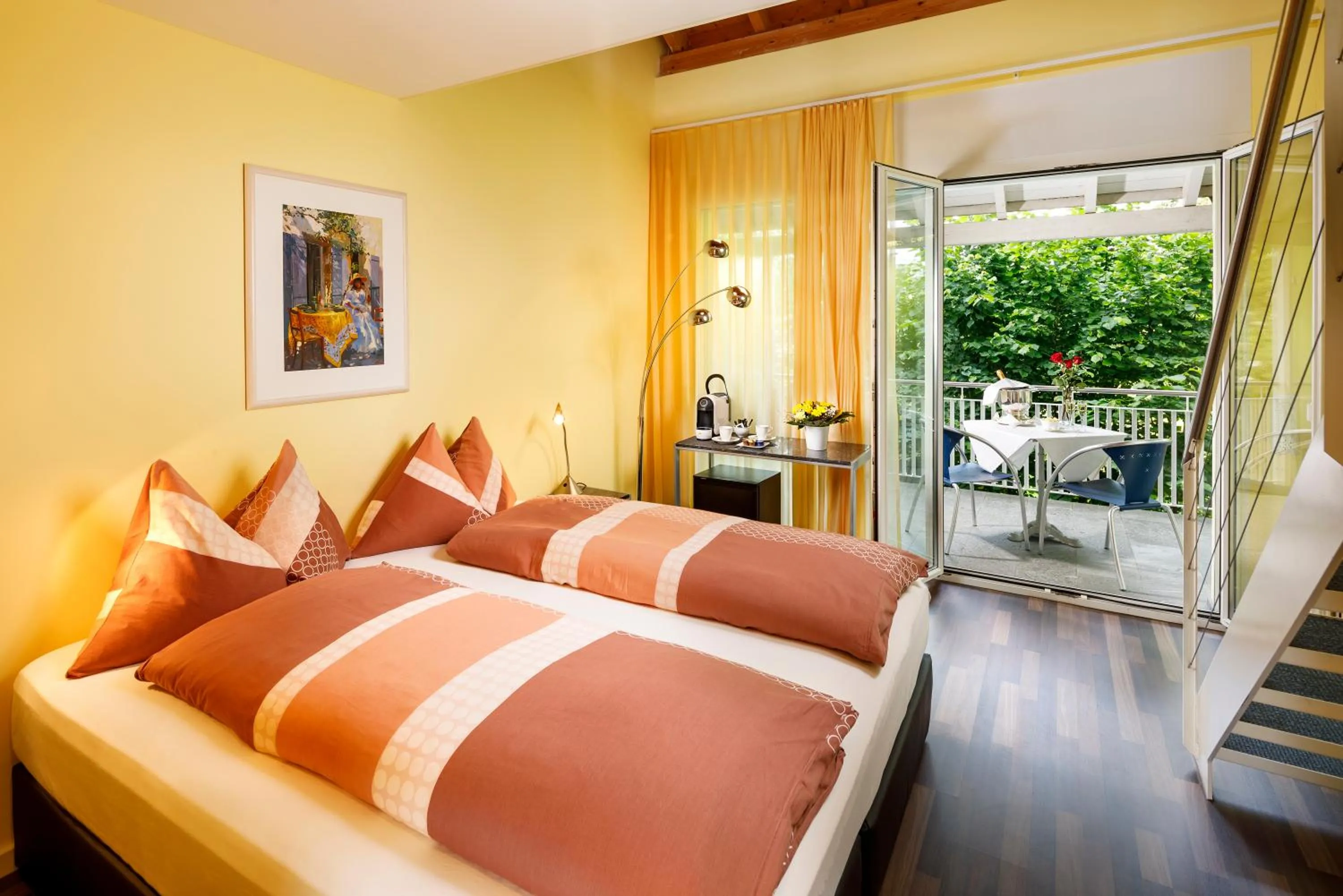 Bedroom, Bed in Seehotel Beinwil am See Swiss Quality