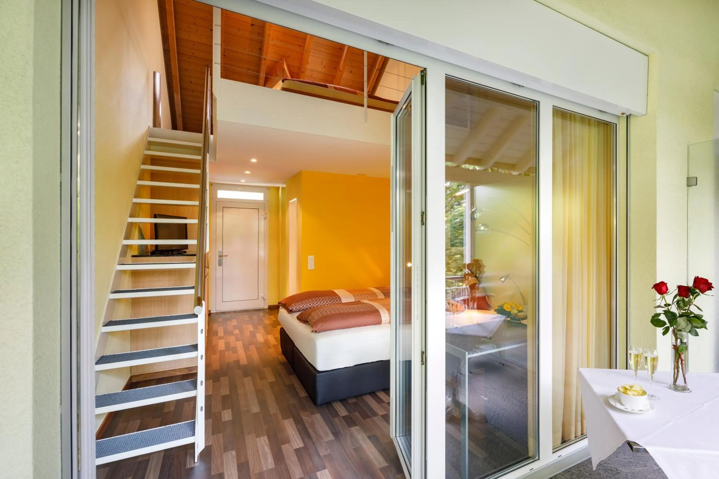 Bedroom, Bed in Seehotel Beinwil am See Swiss Quality