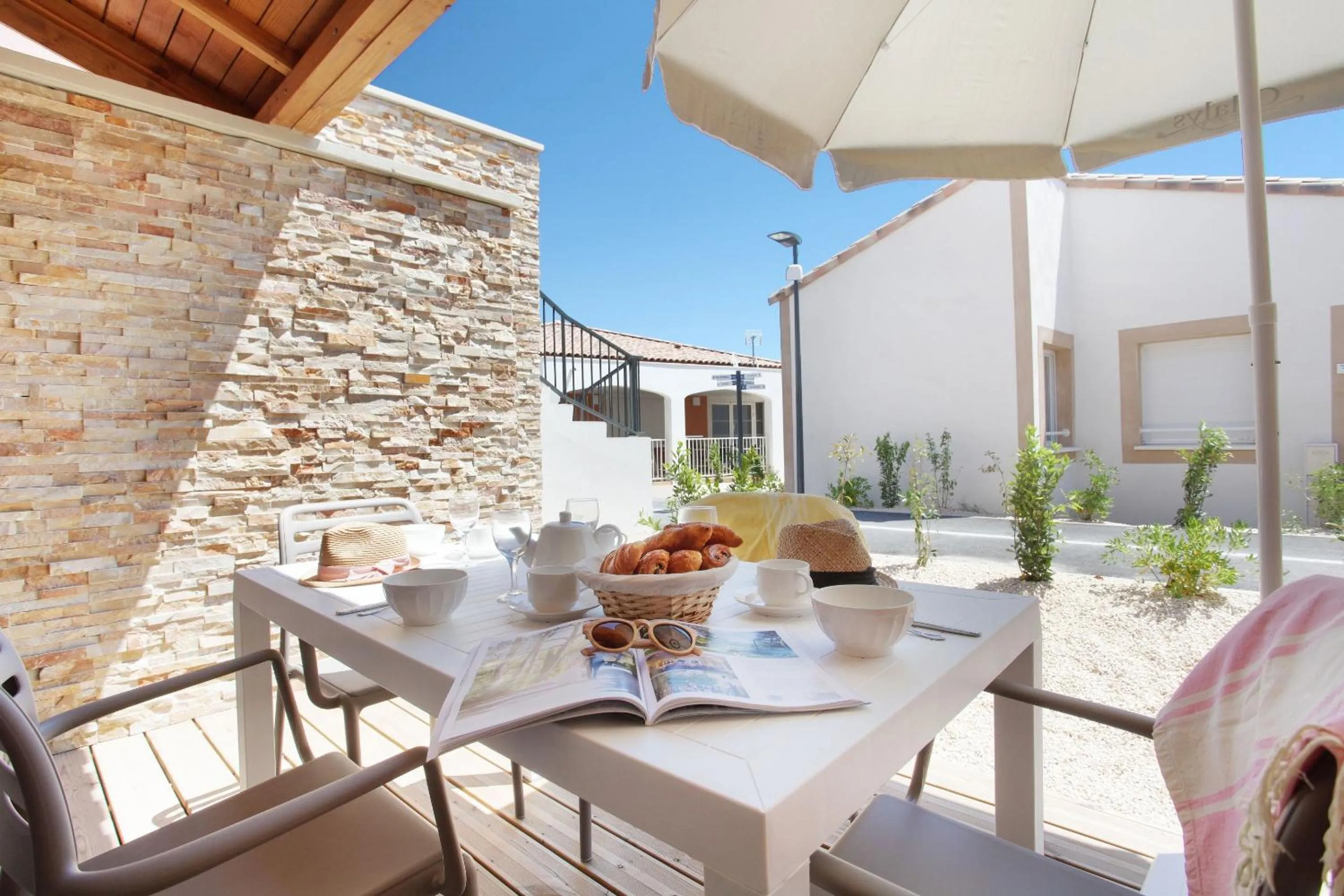 Balcony/Terrace in Résidence Odalys Fleur de Sel