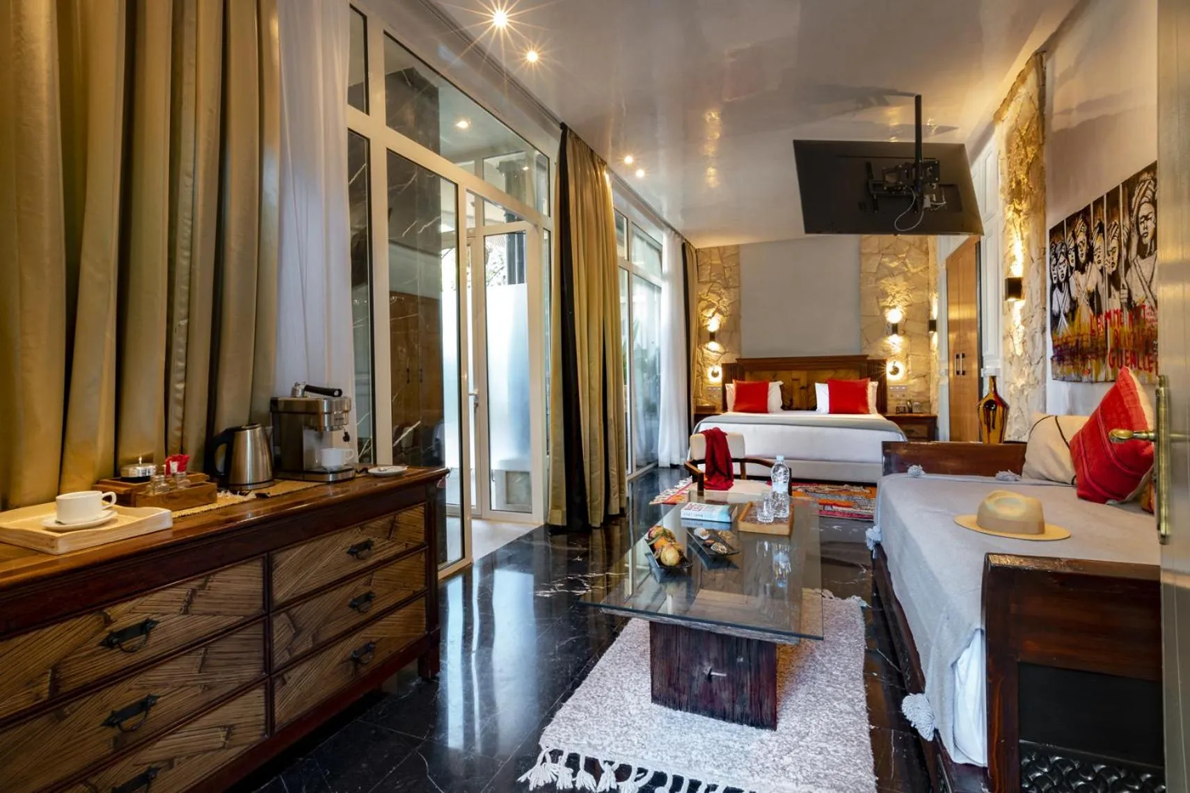 Bedroom, Bed in Palais Mirage d'Atlas, Suites de Luxe & Spa