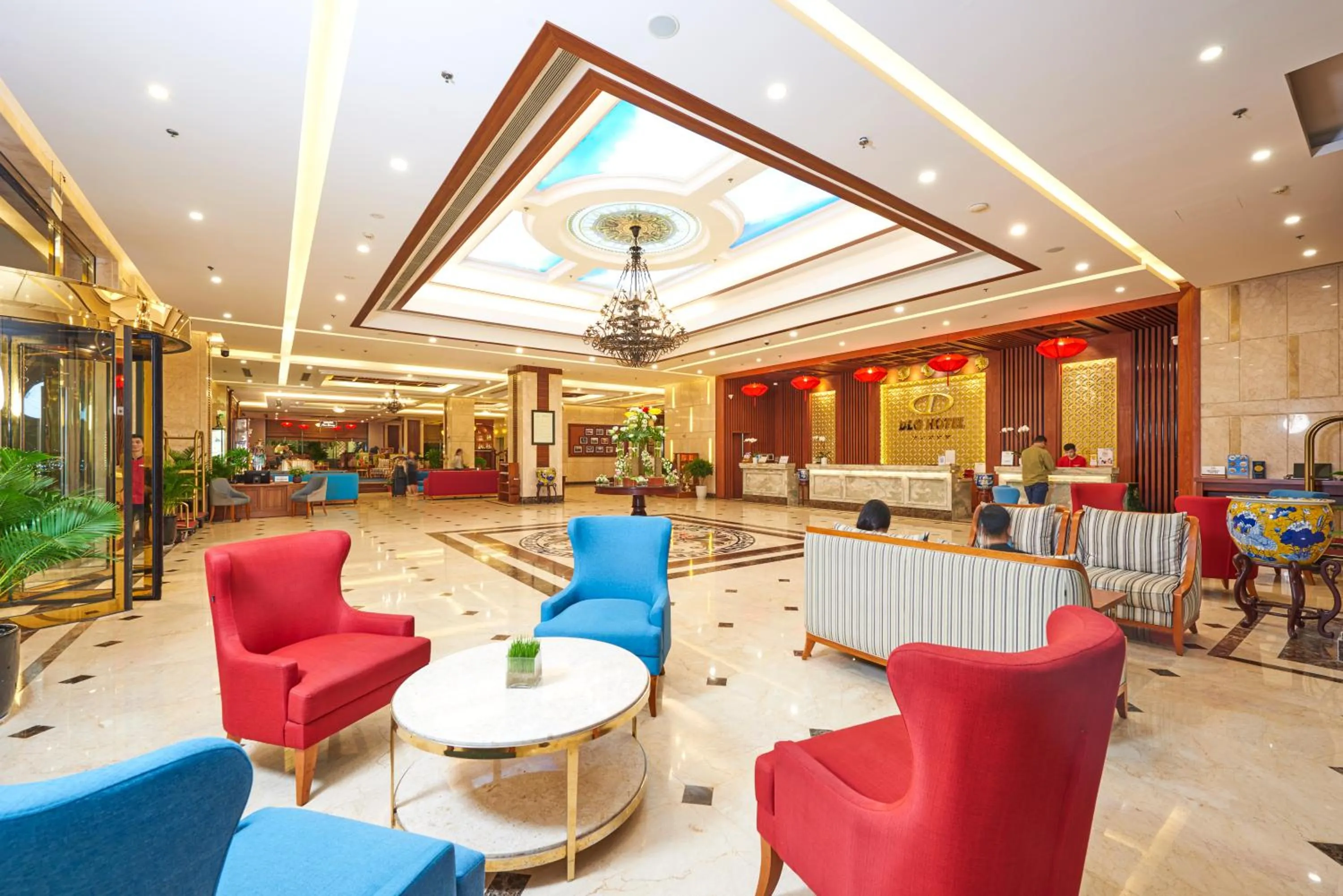 Lobby or reception in DLG Hotel Danang