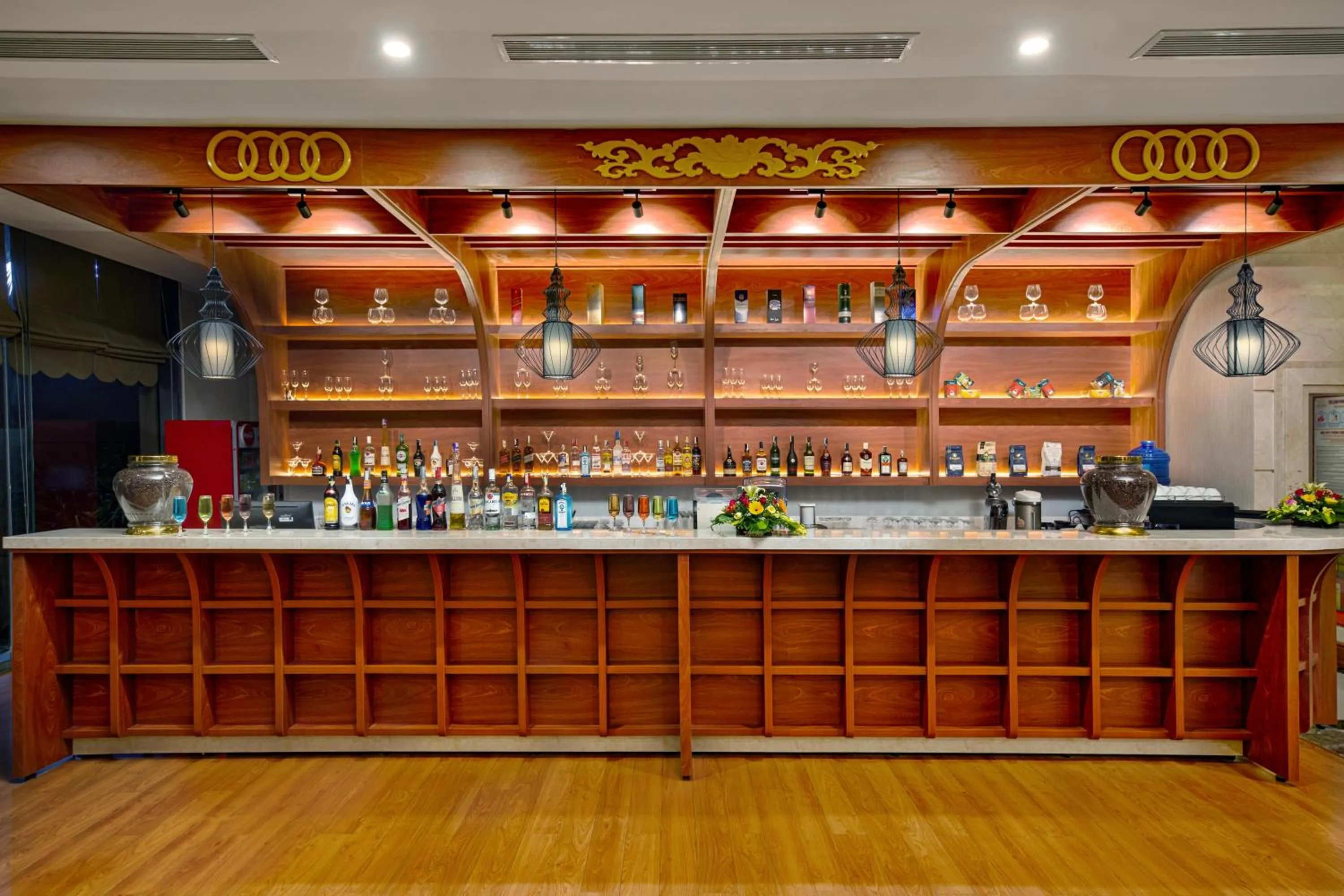 Communal lounge/ TV room in DLG Hotel Danang